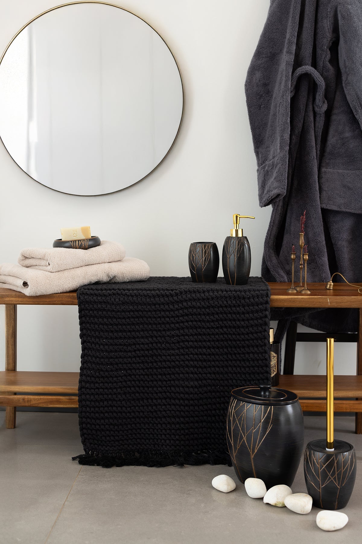 Irya-Lioni 5 Parça Banyo Seti-Banyo Seti-3-Milagron.com