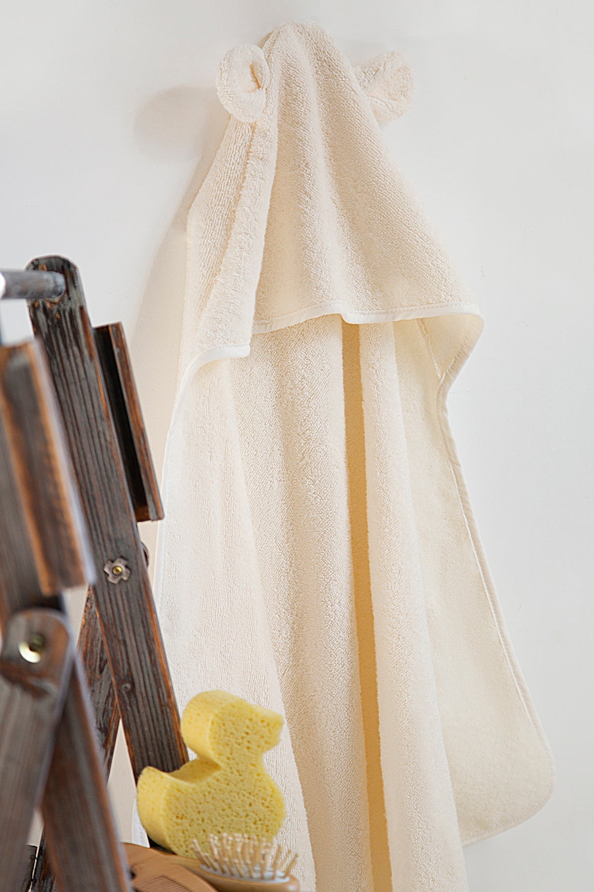 Irya-Little Bear Kundak Havlu 75x75-Havlu & Peştamal-2-Milagron.com