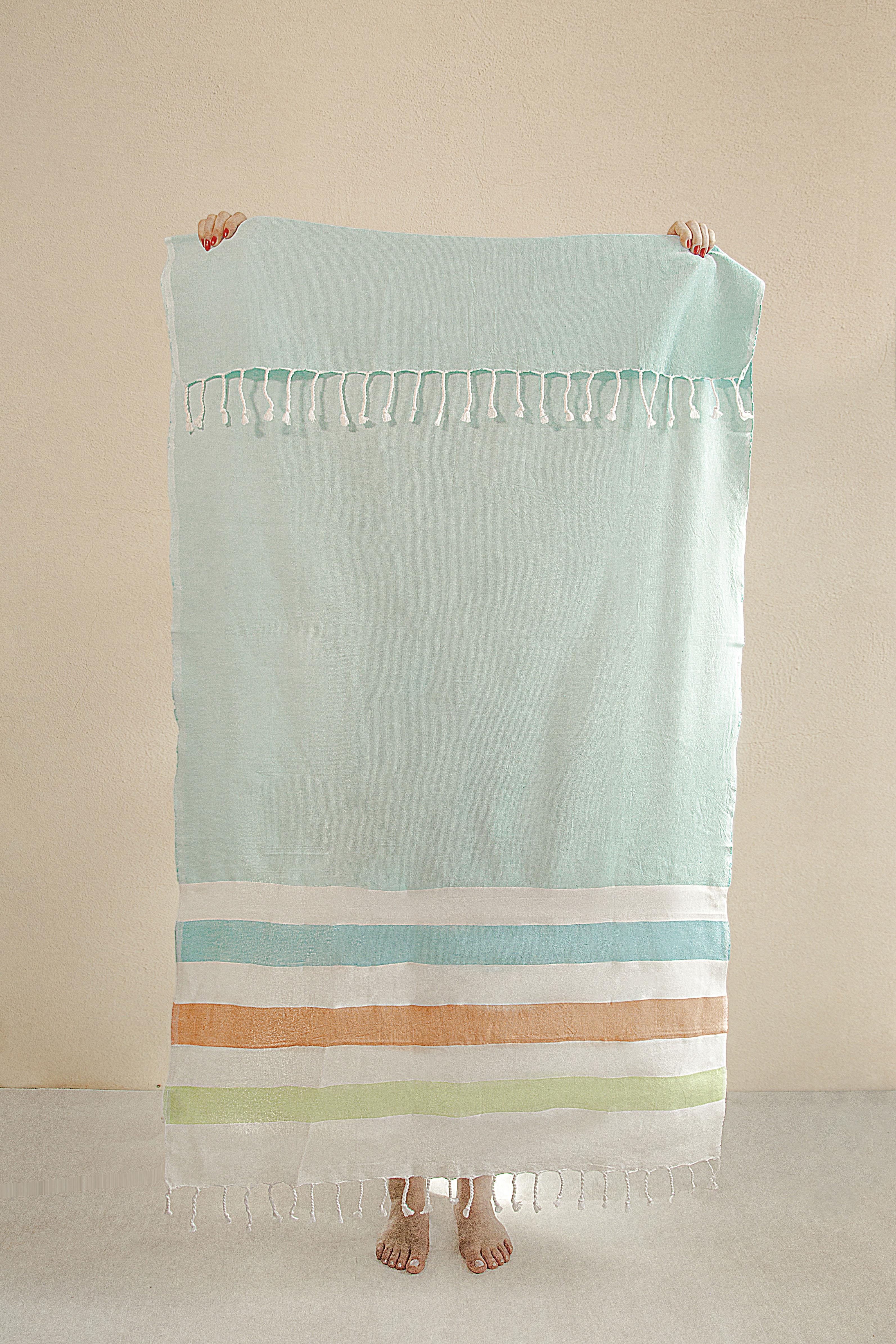 Irya-Lius Peştemal Mavi 90x170-Havlu & Peştamal-1-Milagron.com