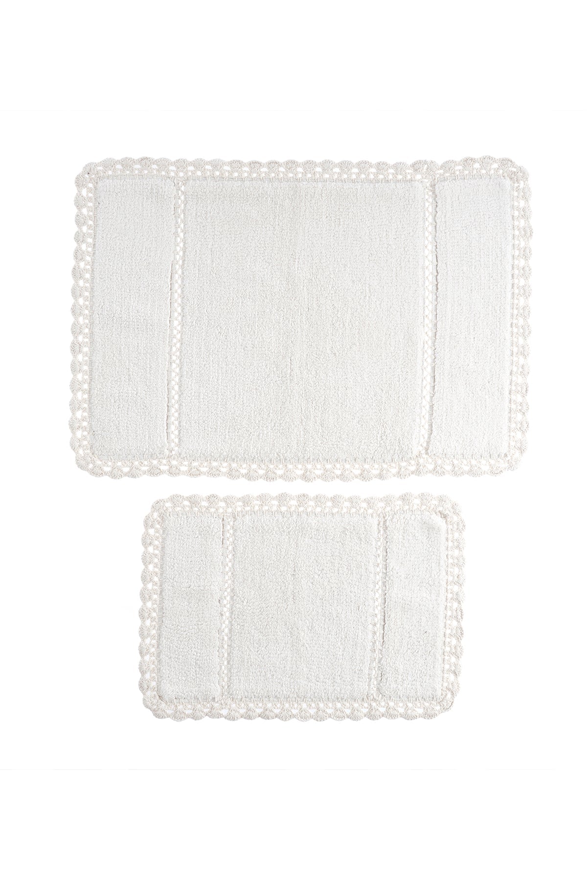 Irya-Lorinda 2’li Takım Banyo Paspası %100 Pamuk 40x60 + 60x90-Paspas-2-Milagron.com