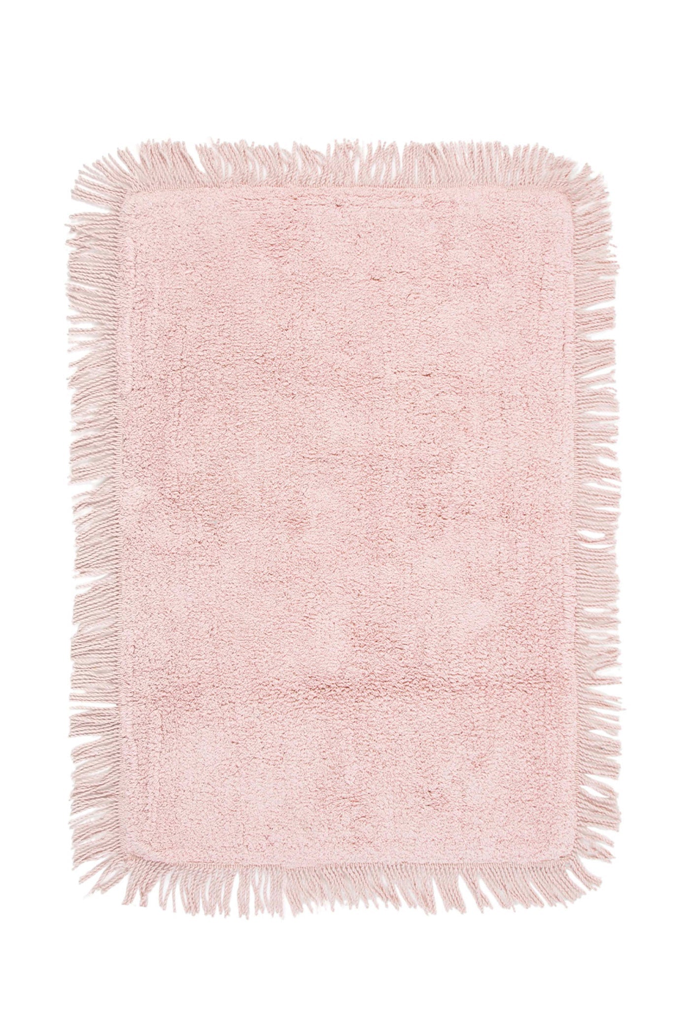 Irya-Loris Tekli Banyo Paspası %100 Pamuk 70x110 Pembe-Paspas-2-Milagron.com