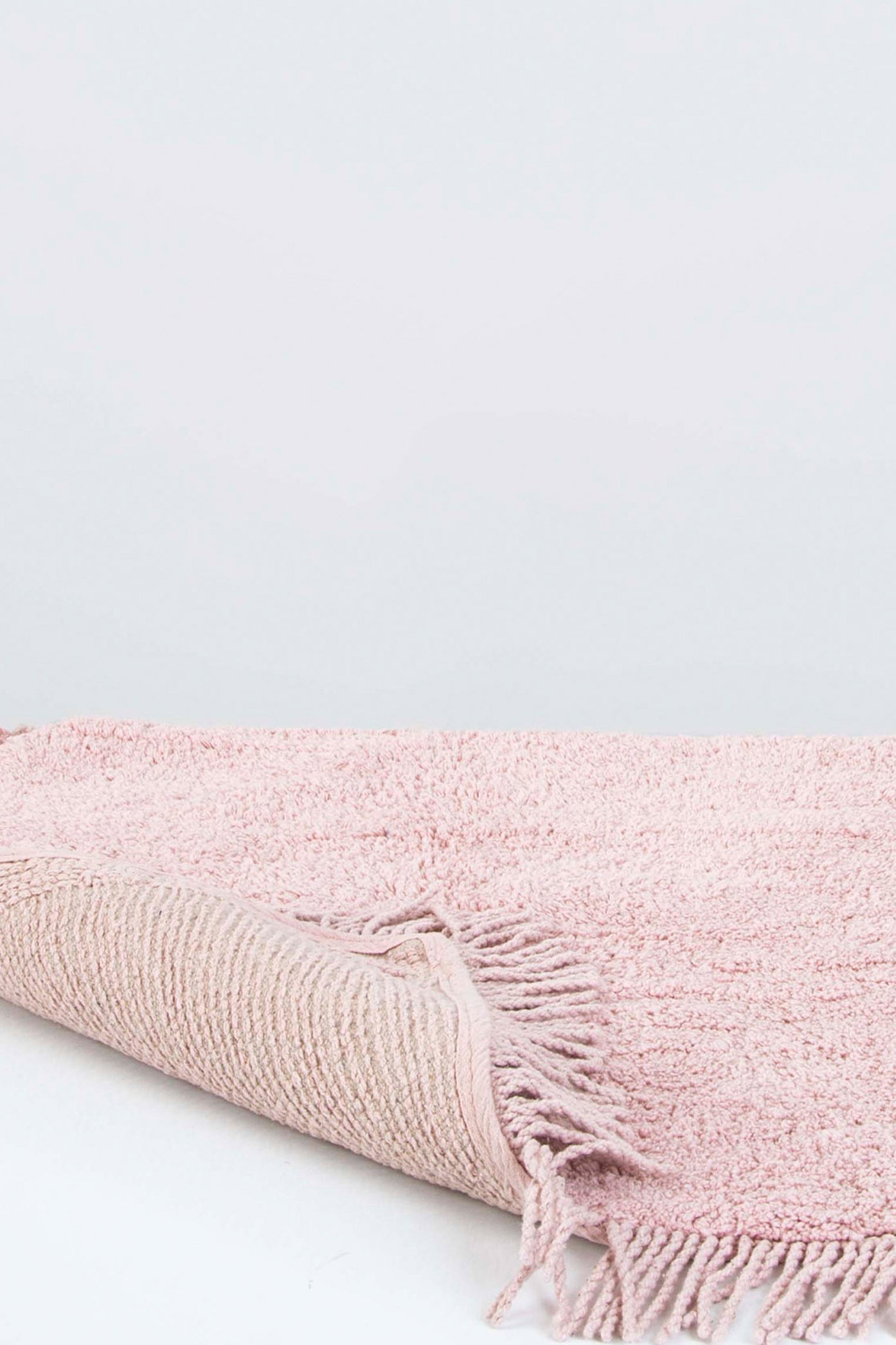 Irya-Loris Tekli Banyo Paspası %100 Pamuk 70x110 Pembe-Paspas-3-Milagron.com