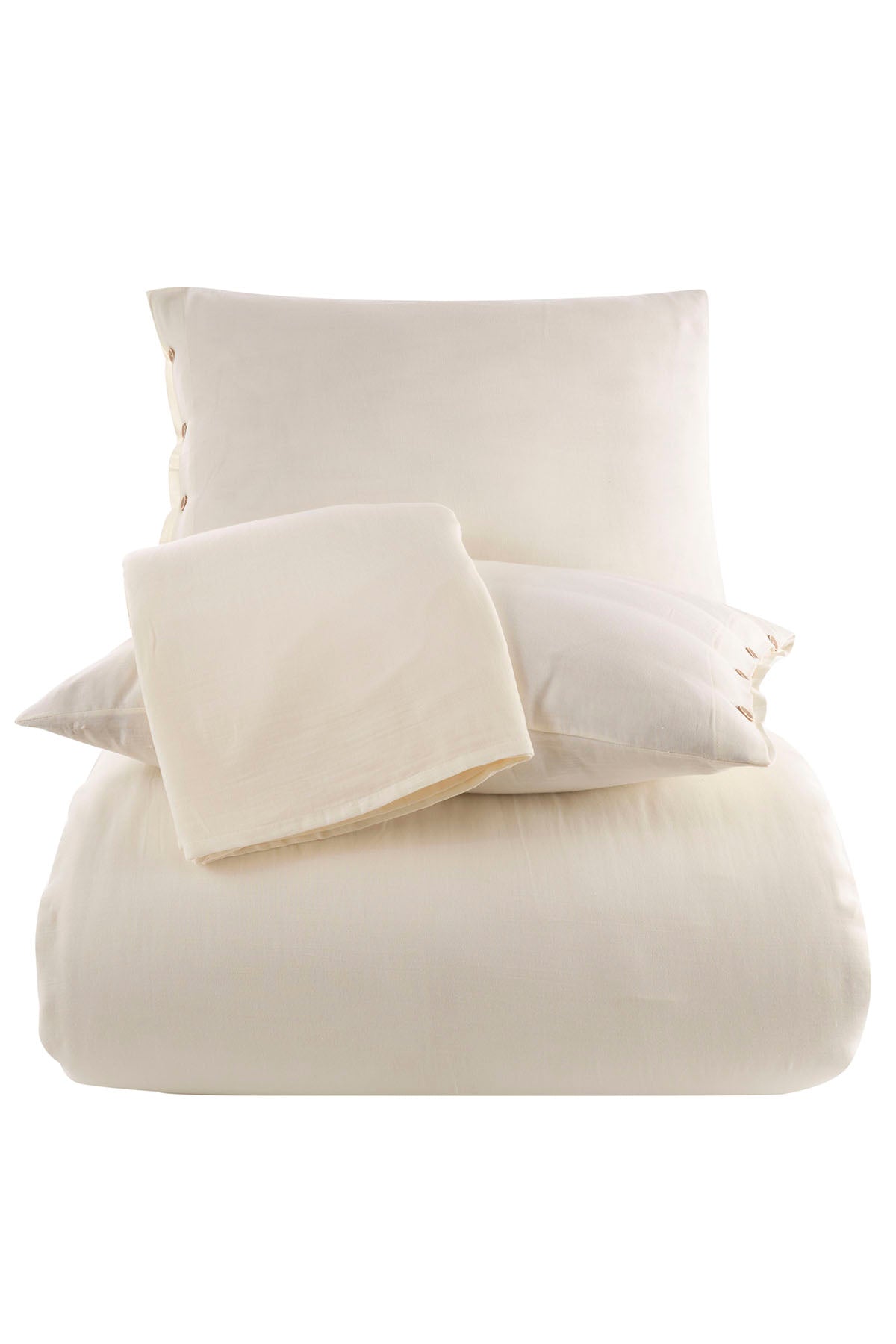 Irya-Marla 5 Parça çift Kişilik Müslin Nevresim Takımı Ekru-Nevresim Takımı-5-Milagron.com