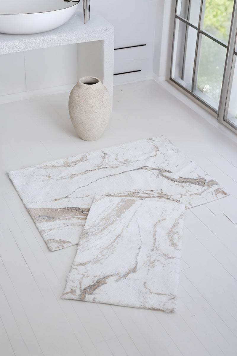 Irya-Marmera 2'li Paspası 40 X60+60 X90 Bej-Paspas-1-Milagron.com