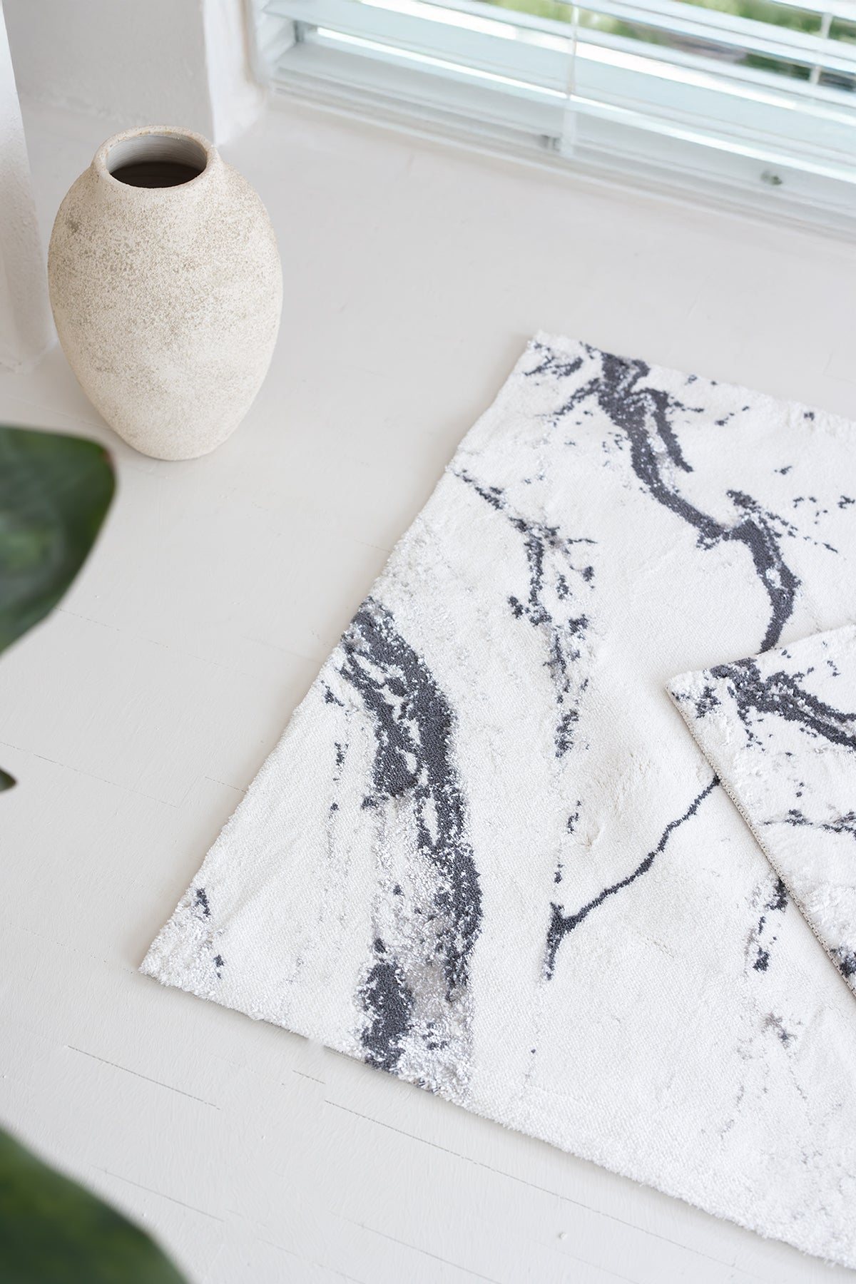 Irya-Marmera 2'li Paspası 40 X60+60 X90 Koyu Gri-Paspas-2-Milagron.com