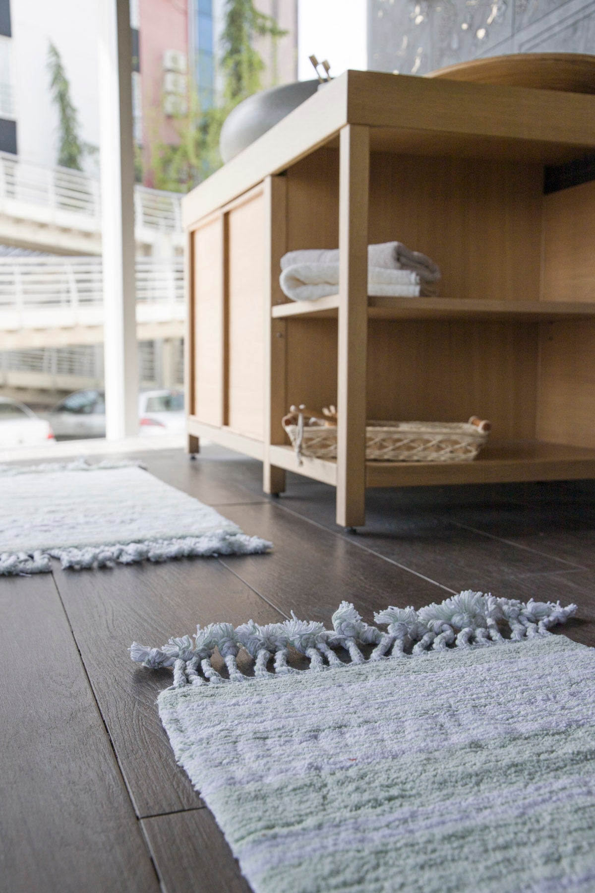 Irya-Martil 2’li Takım Banyo Paspası %100 Pamuk 40x60 + 60x90 Yeşil-Paspas-3-Milagron.com