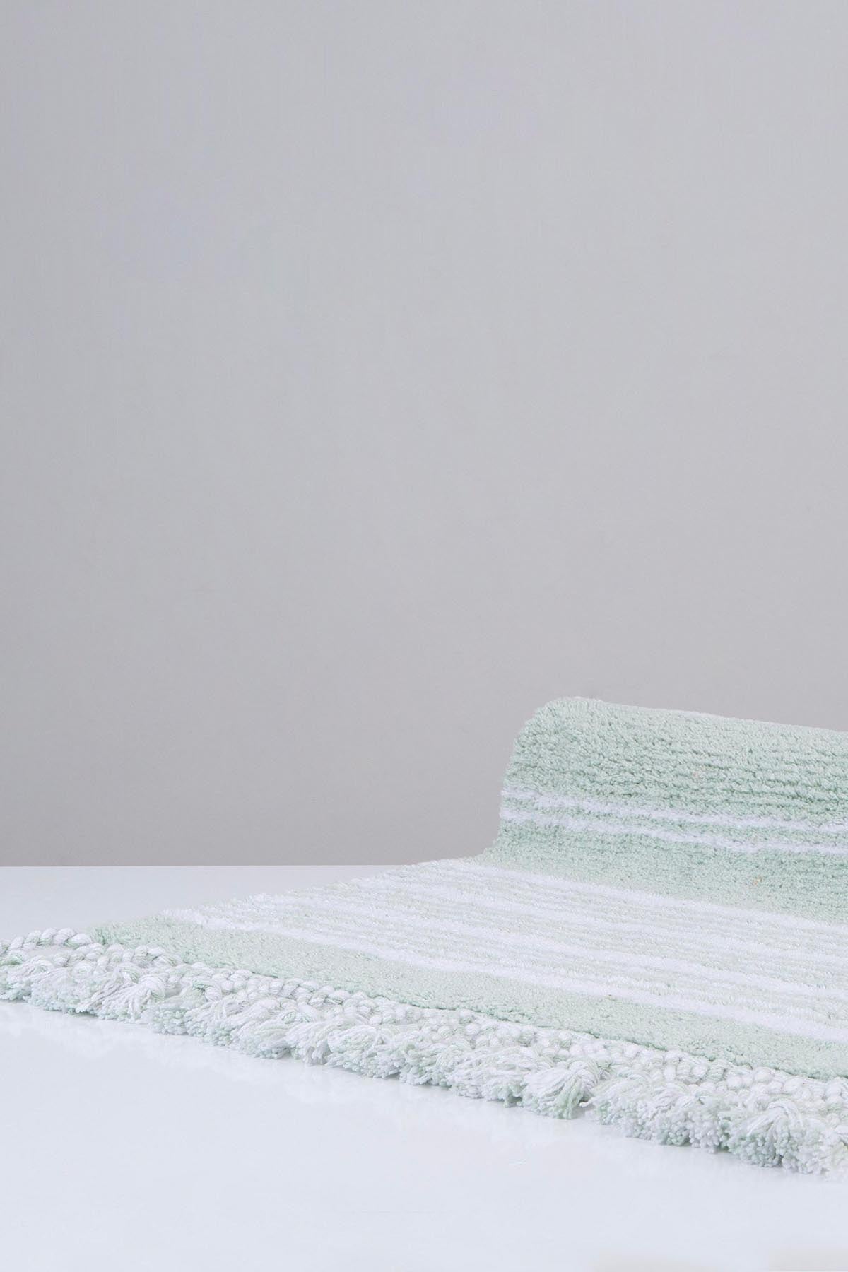 Irya-Martil Tekli Banyo Paspası %100 Pamuk 70x110 Yeşil-Paspas-6-Milagron.com