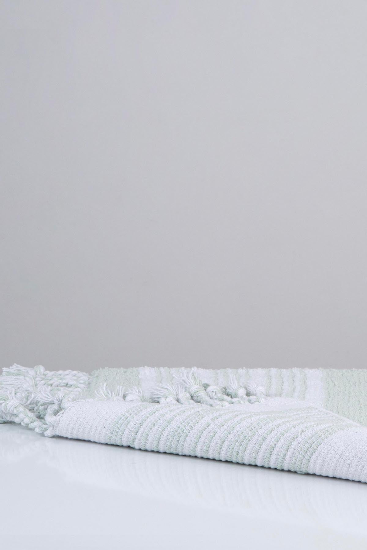 Irya-Martil Tekli Banyo Paspası %100 Pamuk 70x110 Yeşil-Paspas-7-Milagron.com