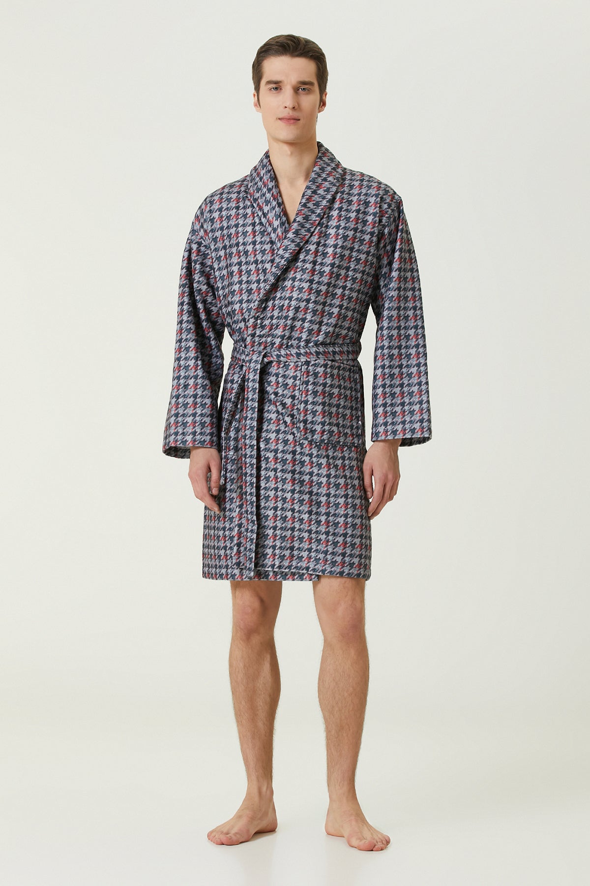 Irya-Marvin Baskılı Erkek Bornoz-Bornoz-1-Milagron.com