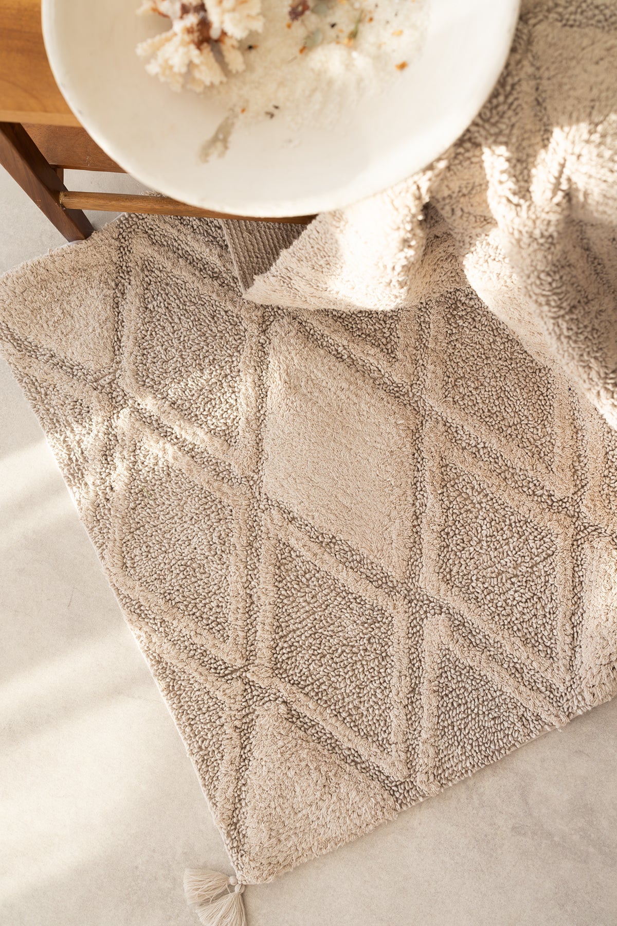 İRYA-Maxi Tekli Banyo Paspası %100 Pamuk 70x110 Gri-Banyo Paspası-1-Milagron.com