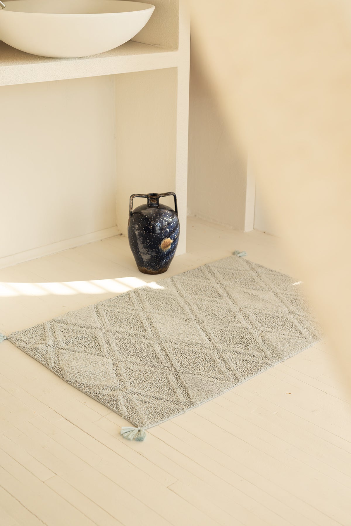 İRYA-Maxi Tekli Banyo Paspası %100 Pamuk 70x110 Mint-Banyo Paspası-1-Milagron.com