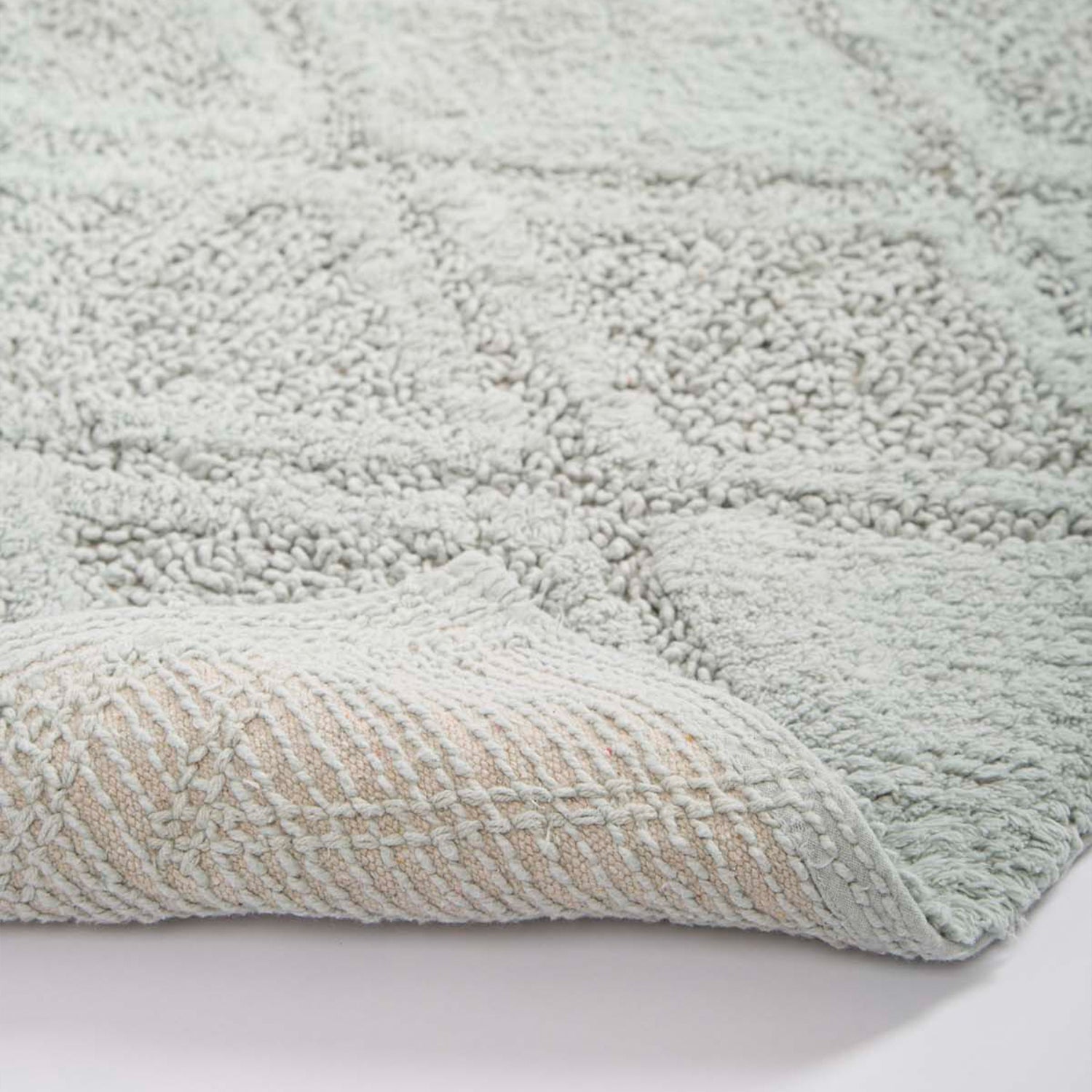 Irya-Maxi Tekli Banyo Paspası %100 Pamuk 70x110 Yeşil-Paspas-4-Milagron.com