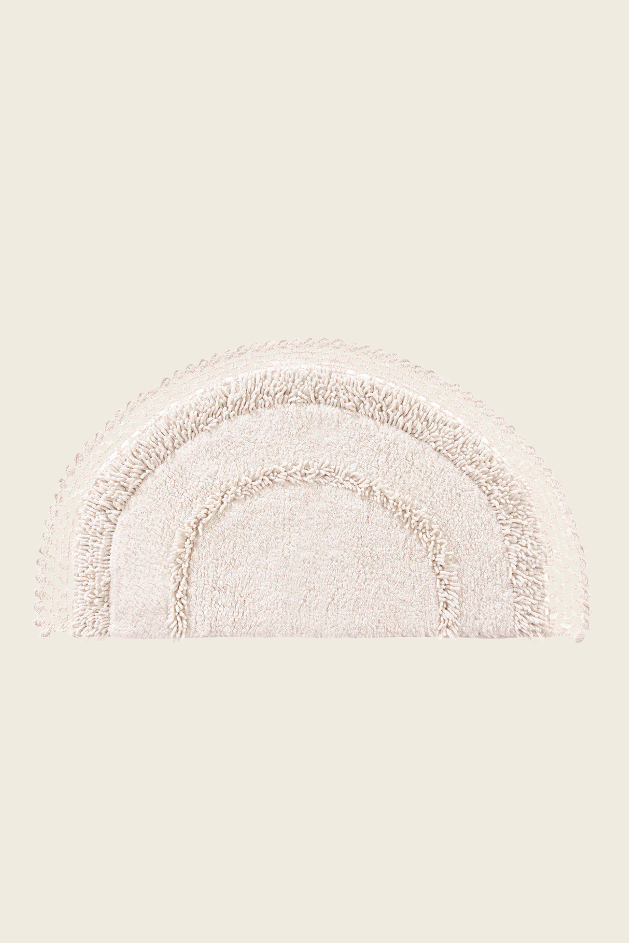 Irya-Moon Tekli Banyo Paspası %100 Pamuk 50x80 Ekru-Paspas-6-Milagron.com