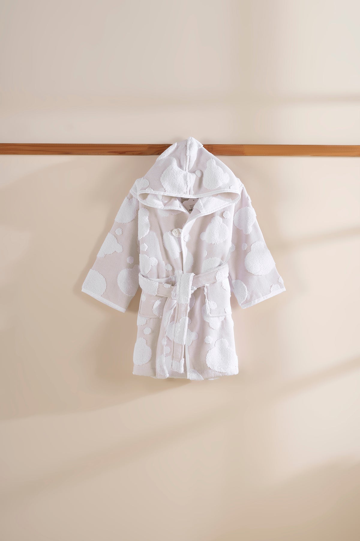 Irya-My Little Bear Çocuk Bornoz Bej-Bornoz-1-Milagron.com