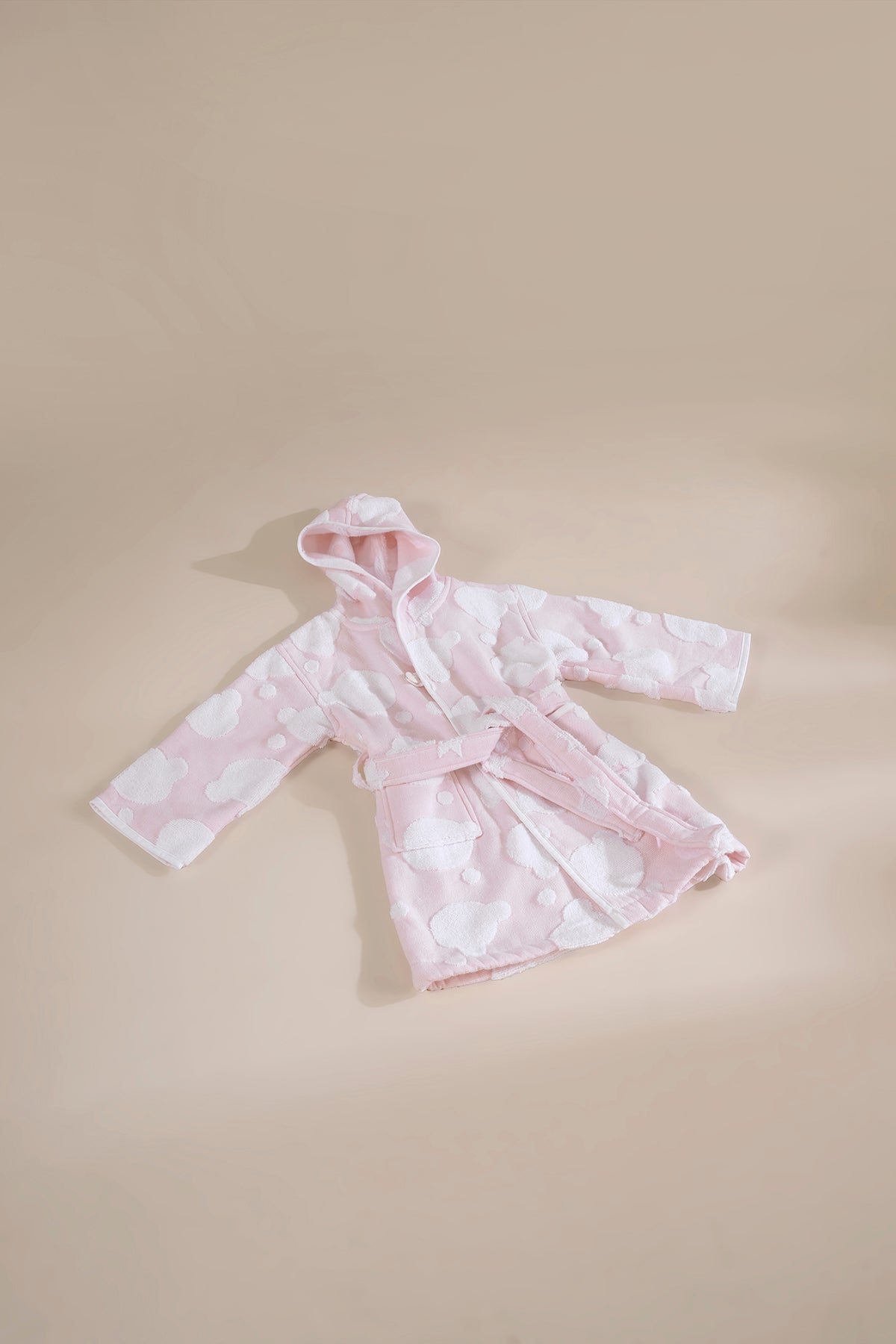 Irya-My Little Bear Çocuk Bornoz Pembe-Bornoz-5-Milagron.com