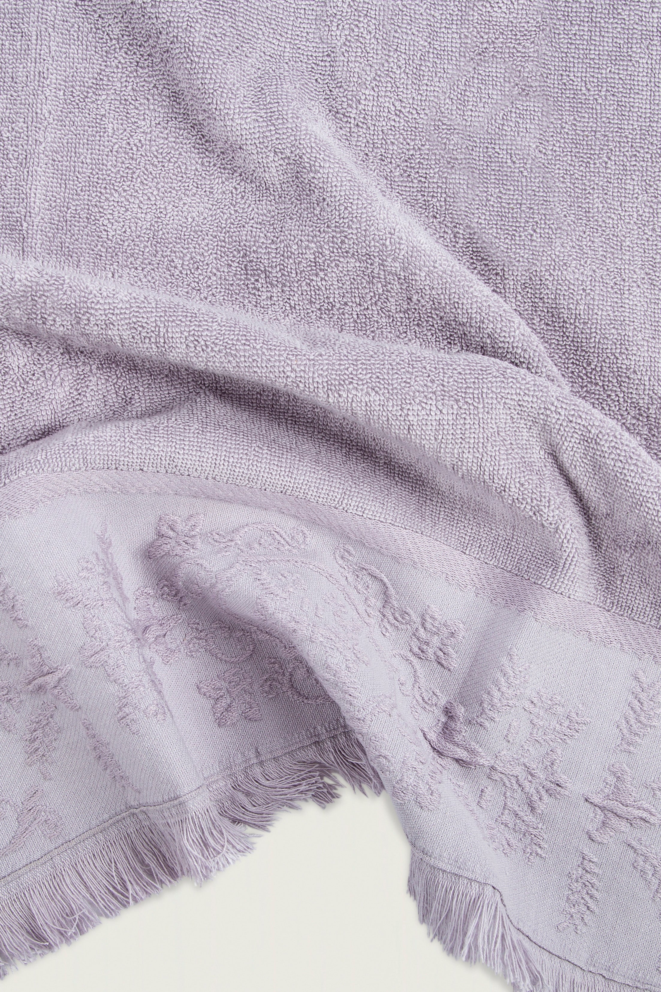 Irya-Nera Banyo Havlusu 90x150 Cm Lila-Havlu & Peştamal-3-Milagron.com