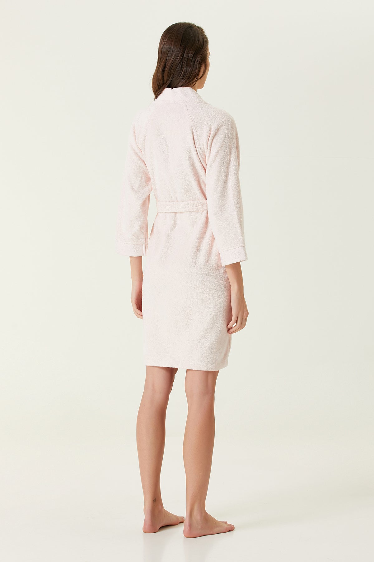 Irya-Nera Kadın Bornoz Pembe-Bornoz-5-Milagron.com