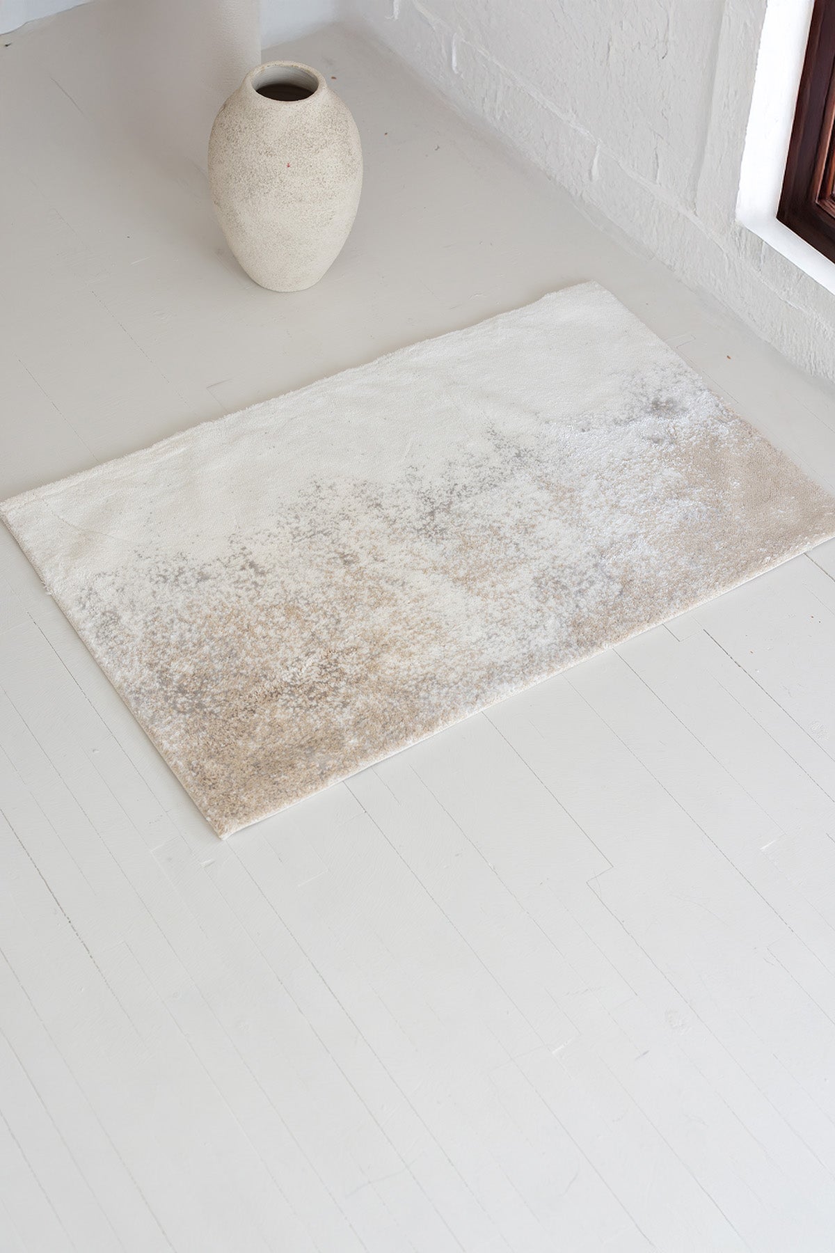 Irya-Nera Tekli Banyo Paspası 60x100 Bej-Paspas-1-Milagron.com