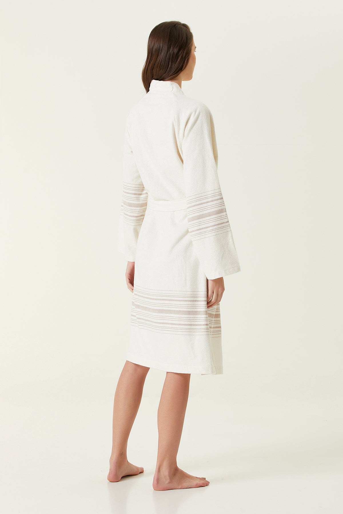 Irya-New Derin Spa Kadın Bornoz Ekru-Bornoz-5-Milagron.com