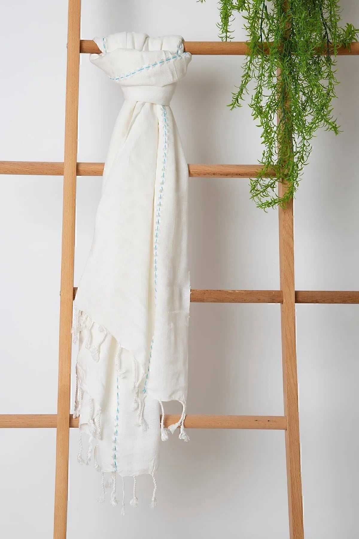 Irya-New Meltem %100 Pamuklu Peştamal Turkuaz 90x170-Havlu & Peştamal-5-Milagron.com