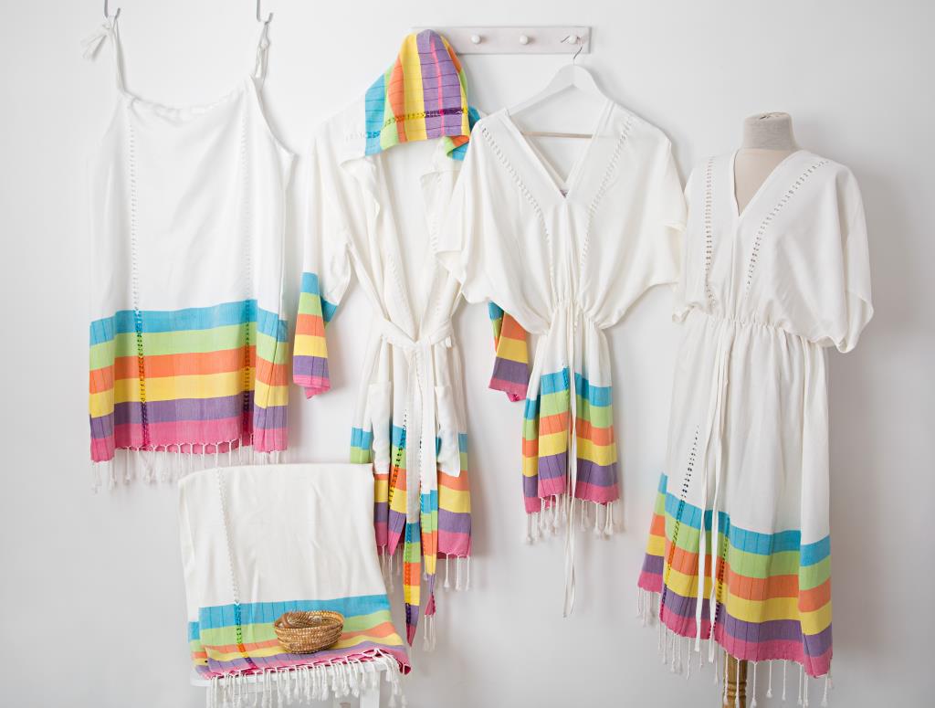 Irya-New Meltem Peştamal Beyaz 90x170-Havlu & Peştamal-2-Milagron.com