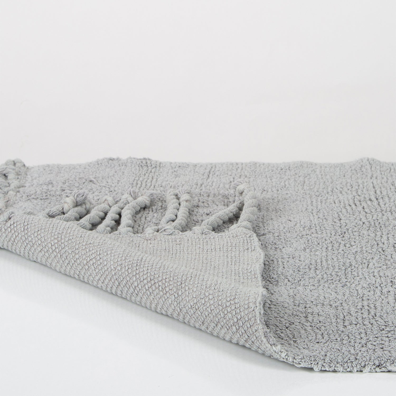 Irya-Paloma 2’li Takım Banyo Paspası %100 Pamuk 40x60 + 60x90 Gri-Paspas-3-Milagron.com