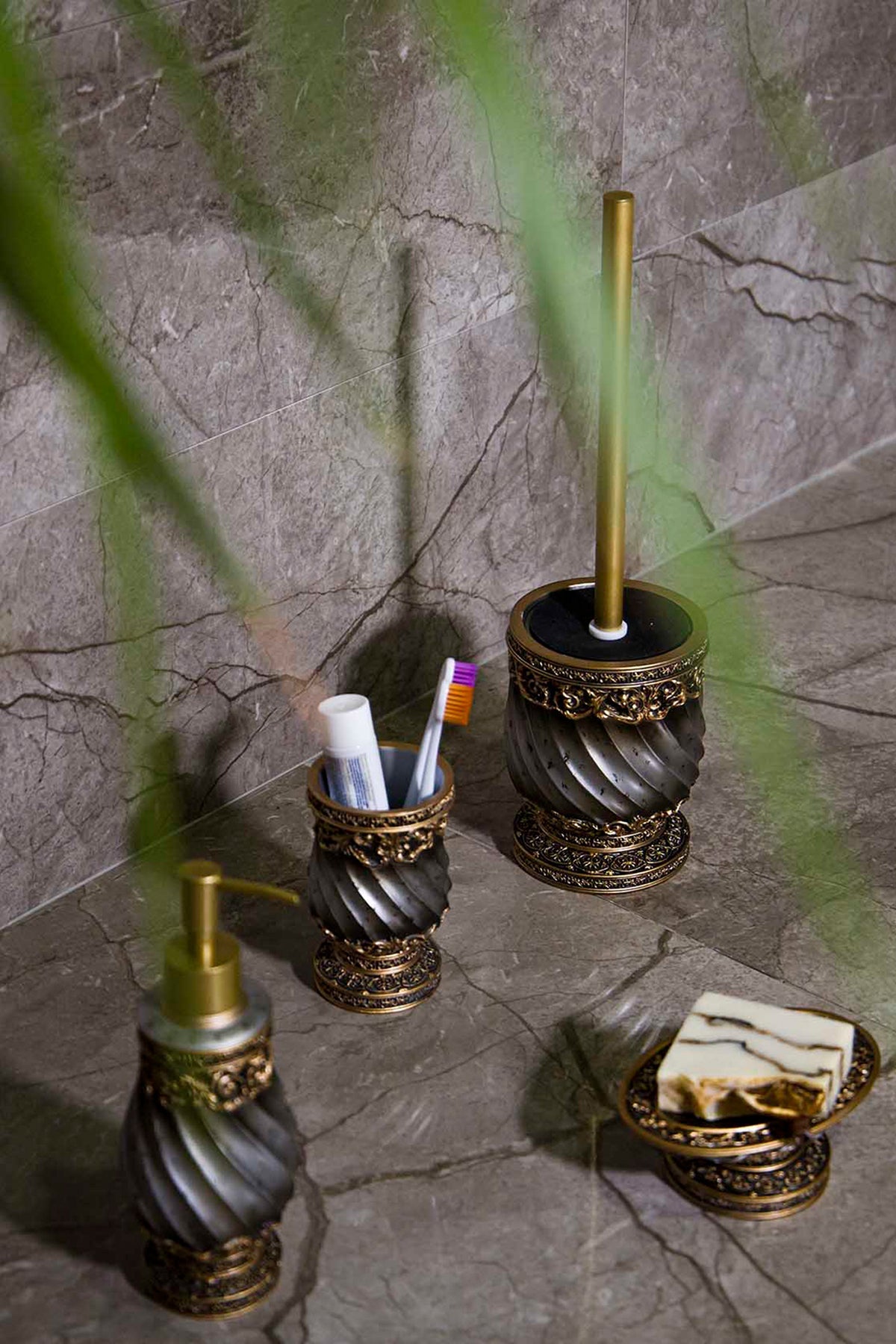 Irya-Queen 4 Parça Banyo Seti-Banyo Seti-3-Milagron.com