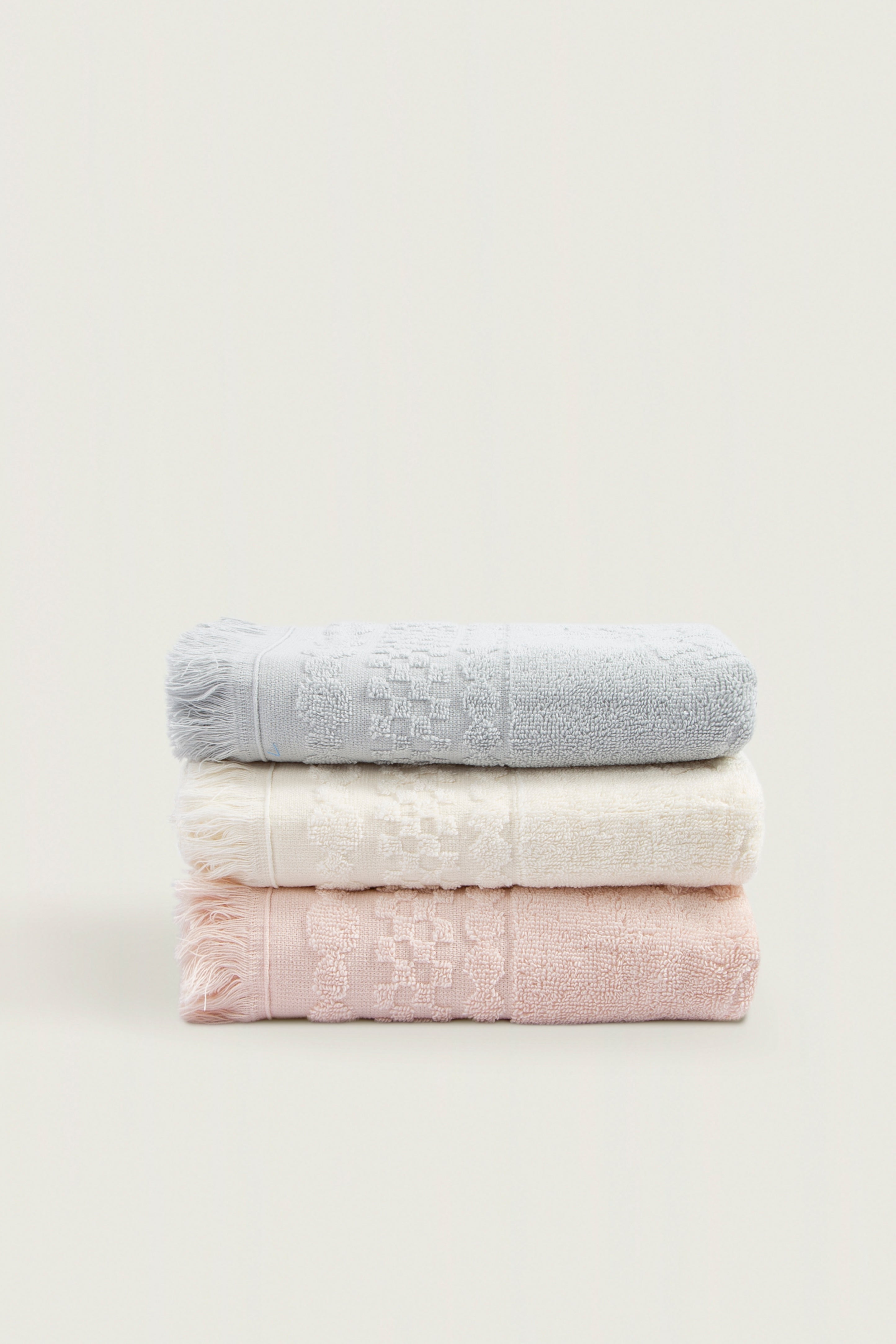 Irya-Rosima Yüz Havlusu 50x90 Gri-Havlu & Peştamal-5-Milagron.com