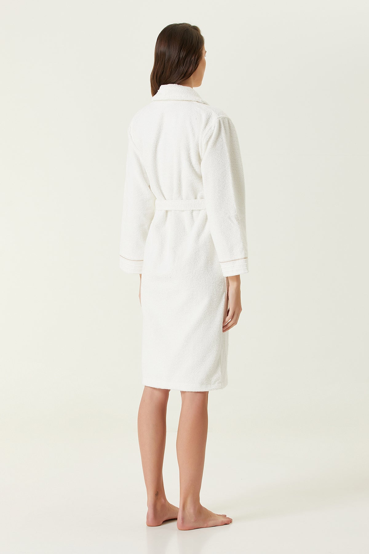 Irya-Roya Kadın Bornoz Ekru-Bornoz-5-Milagron.com