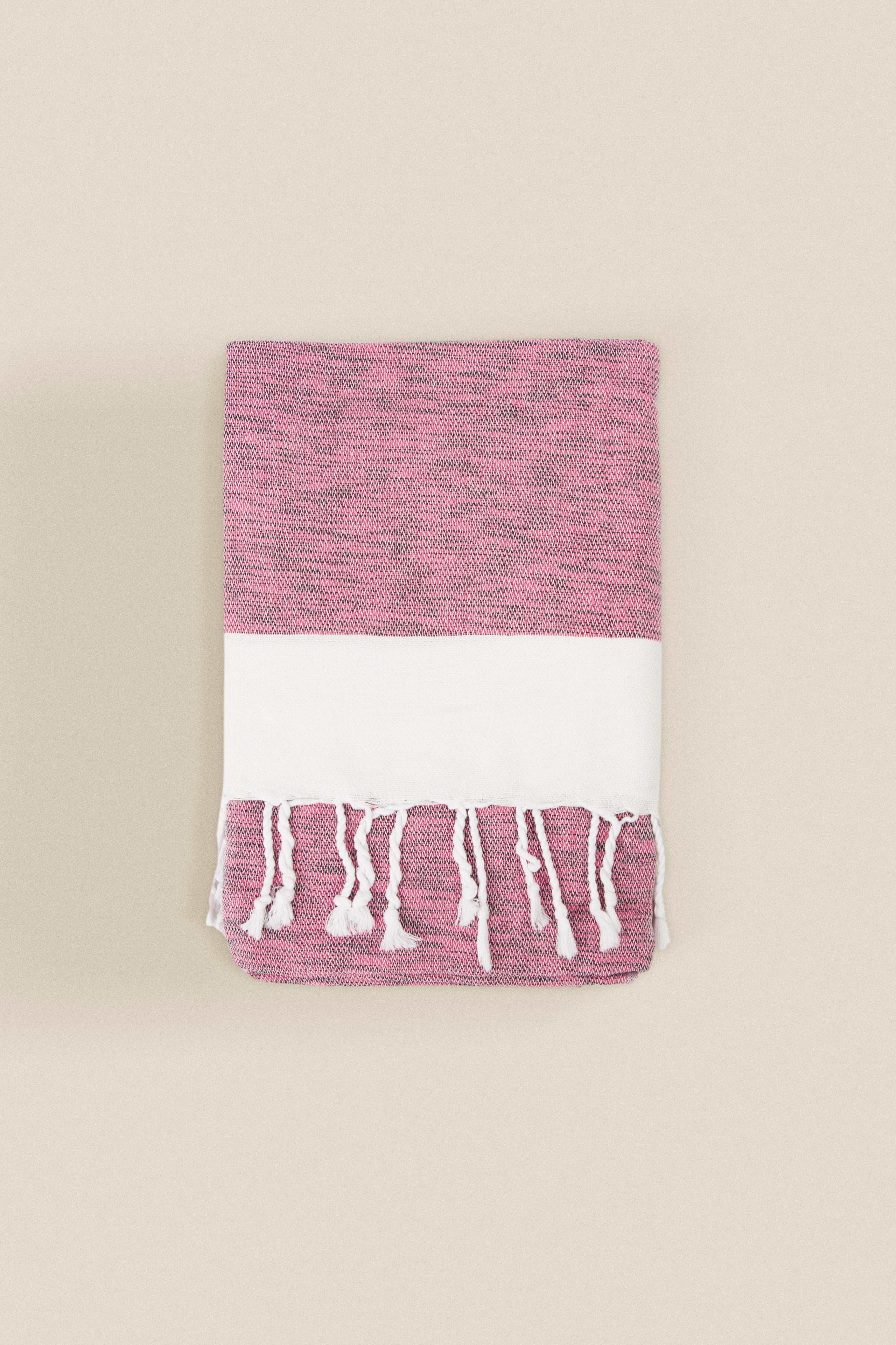 Irya-Sare Peştamal Pembe-Havlu & Peştamal-2-Milagron.com