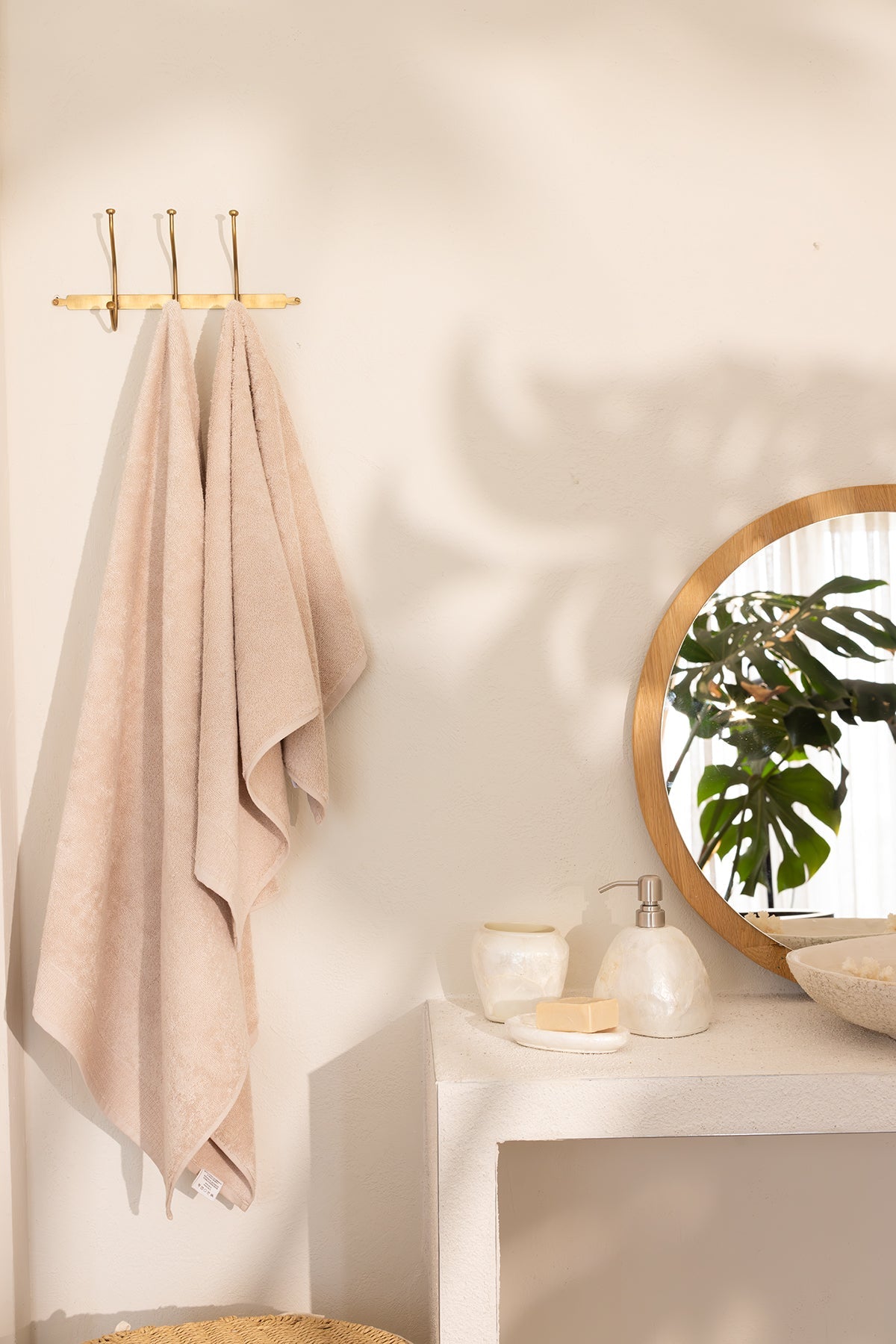 Irya-Sedef 5 Parça Banyo Seti Ekru-Banyo Seti-2-Milagron.com