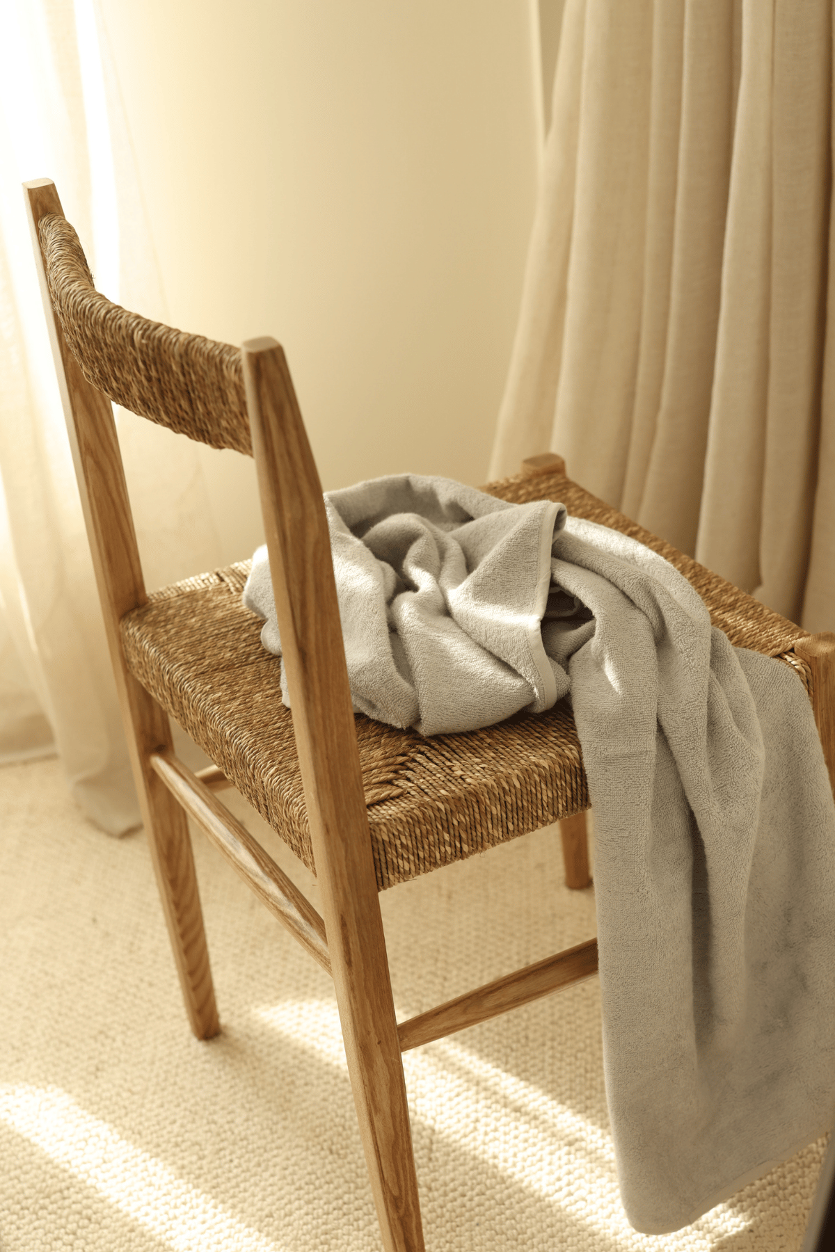 İrya-Sedef Bambu Banyo Havlusu 70x140 Cm Gri-Havlu-6-Milagron.com