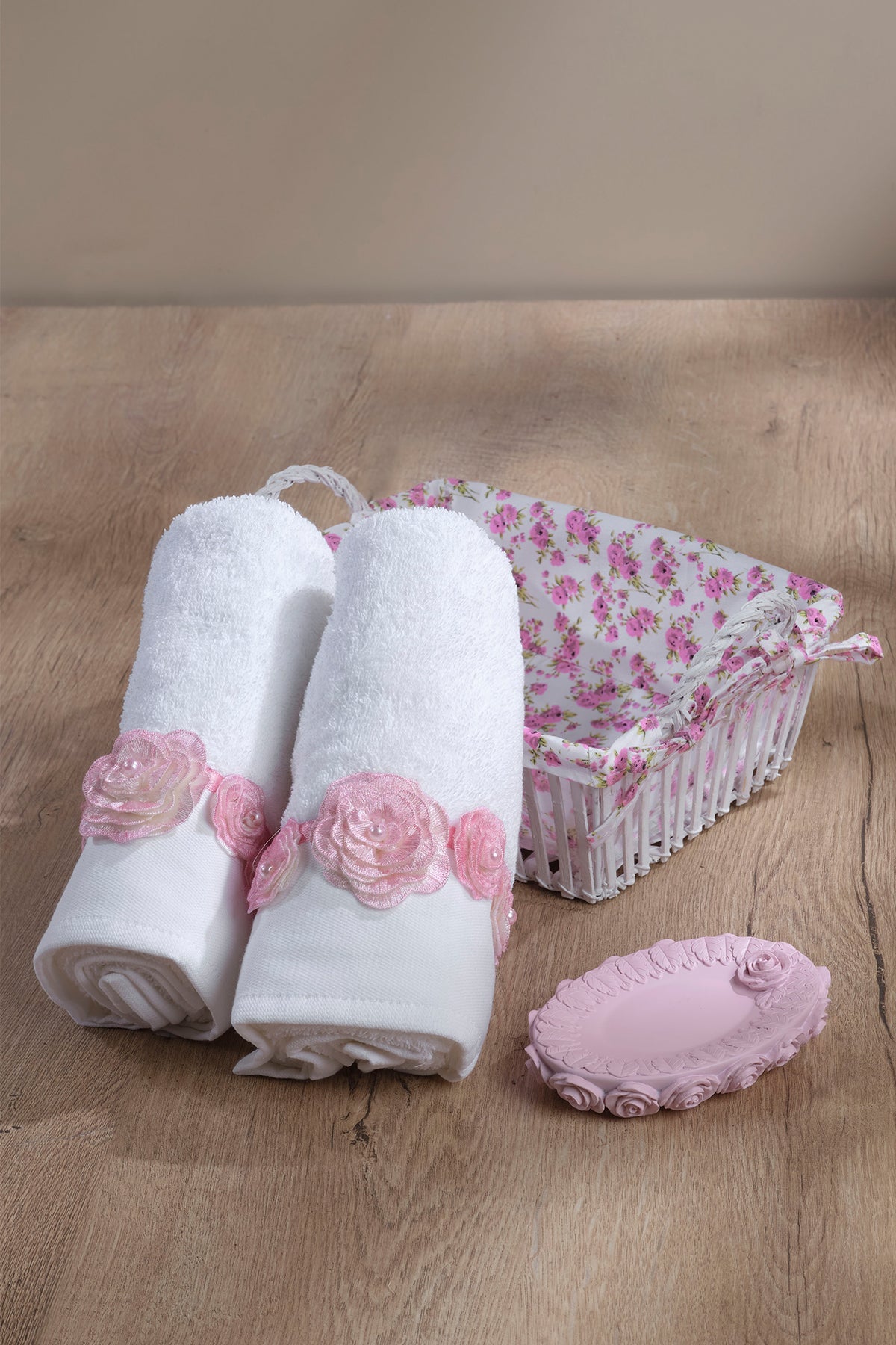 Irya-Sepetli 3'lü Set Pembe-Sepet-1-Milagron.com