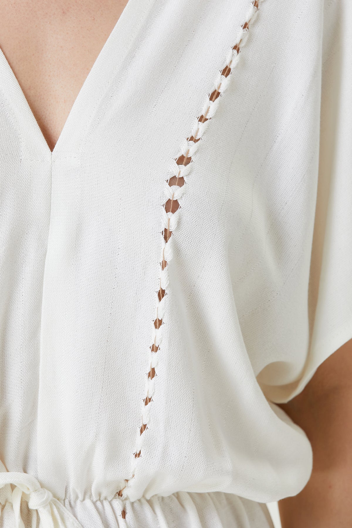 Irya-Serene Uzun Plaj Elbisesi Kahve Örgü Ajur-Elbise-2-Milagron.com