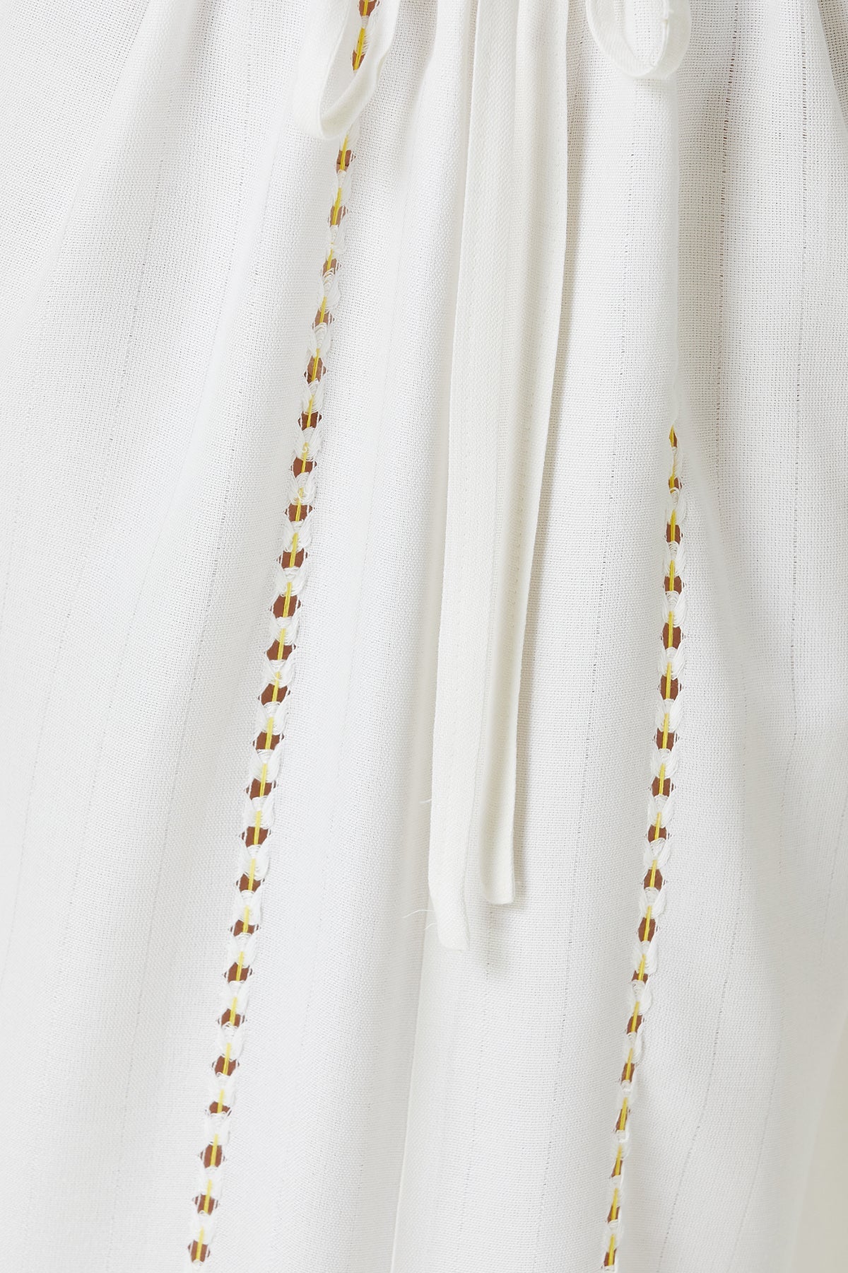 Irya-Serene Uzun Plaj Elbisesi Sarı Örgü Ajur-Elbise-2-Milagron.com