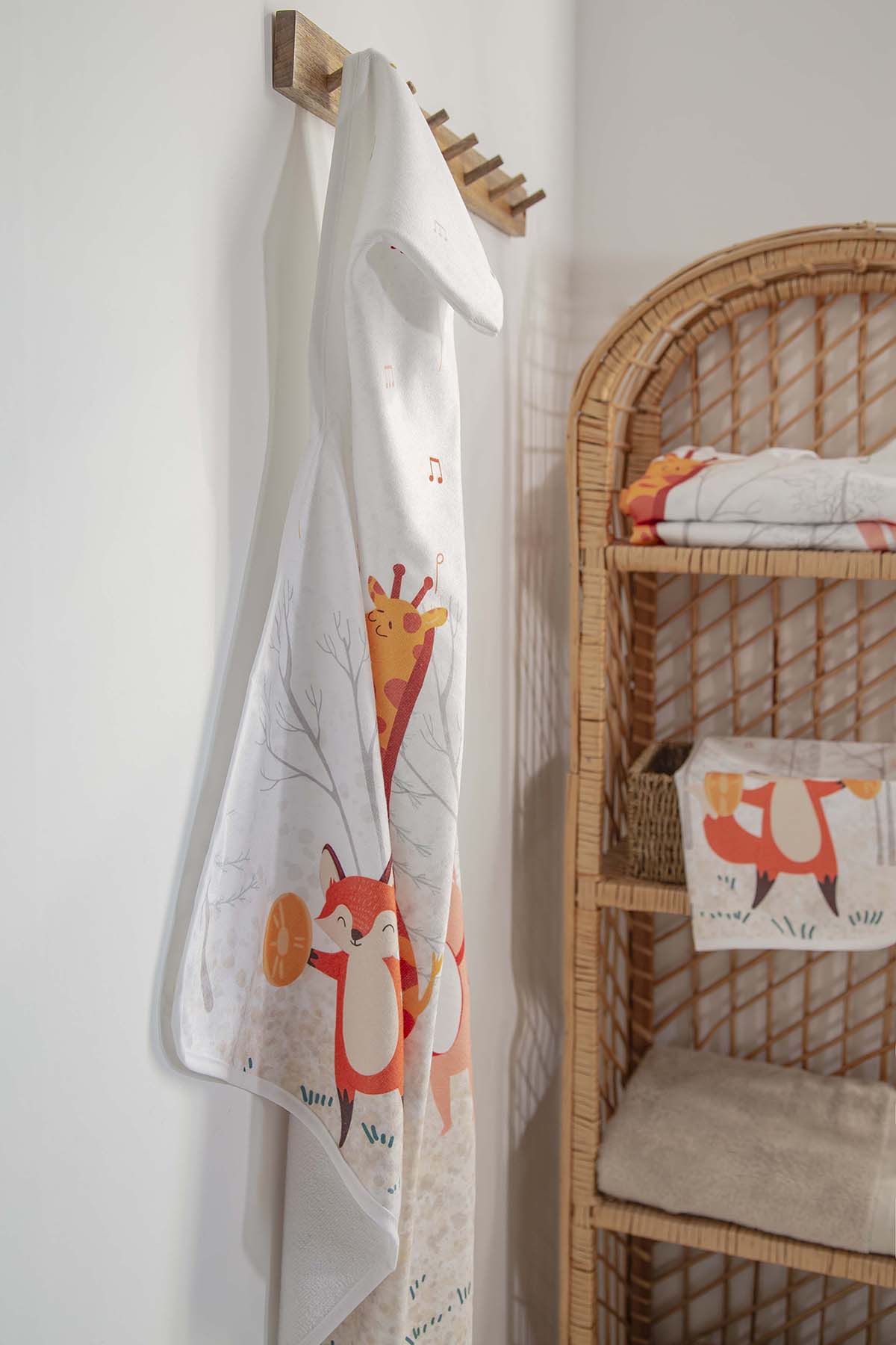 Irya-Sihirli Orman Kundak Havlu 75x75-Havlu & Peştamal-4-Milagron.com