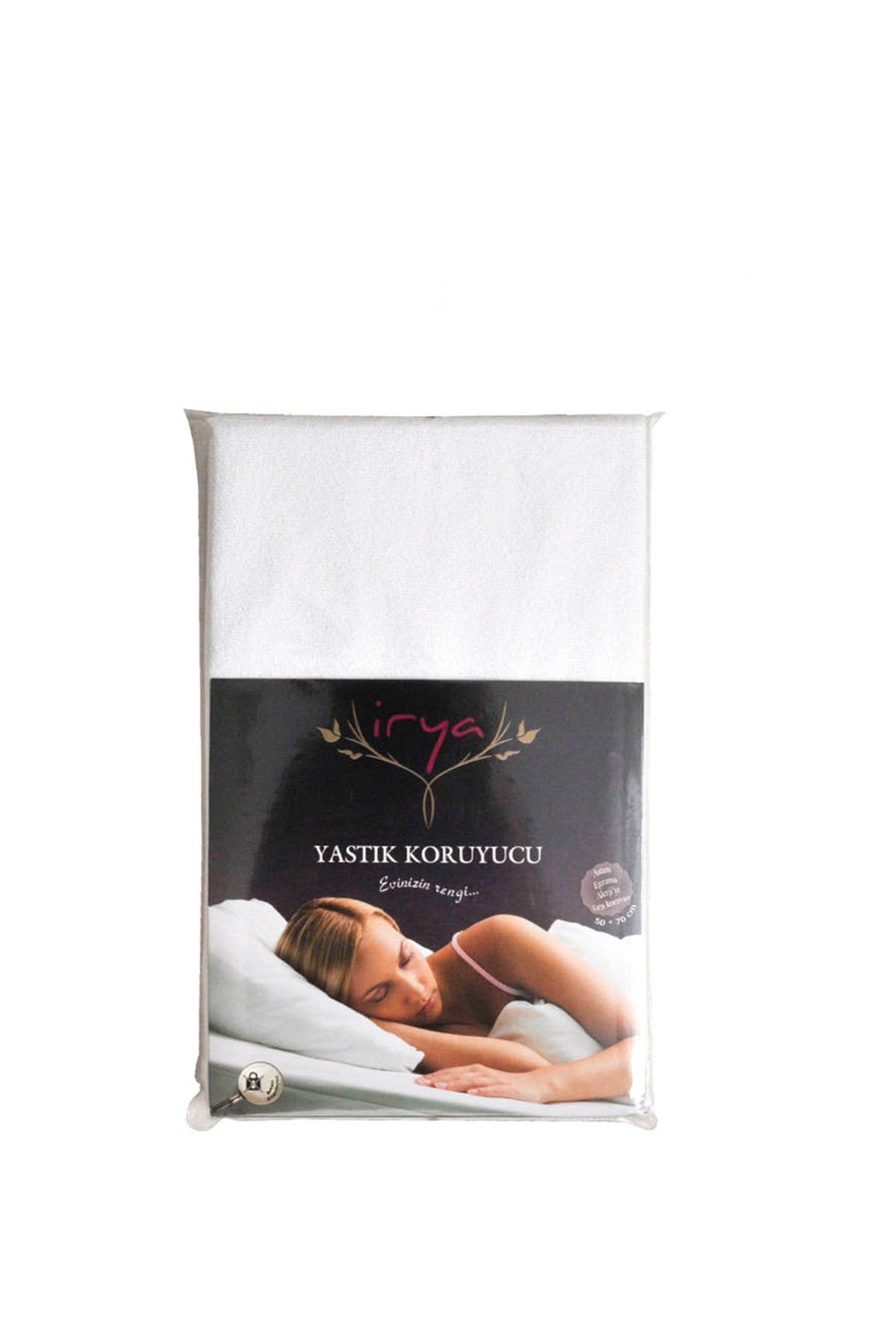 Irya-Sıvı Geçirmez Yastık Koruyucu 50x70-Yatak Örtüsü-1-Milagron.com