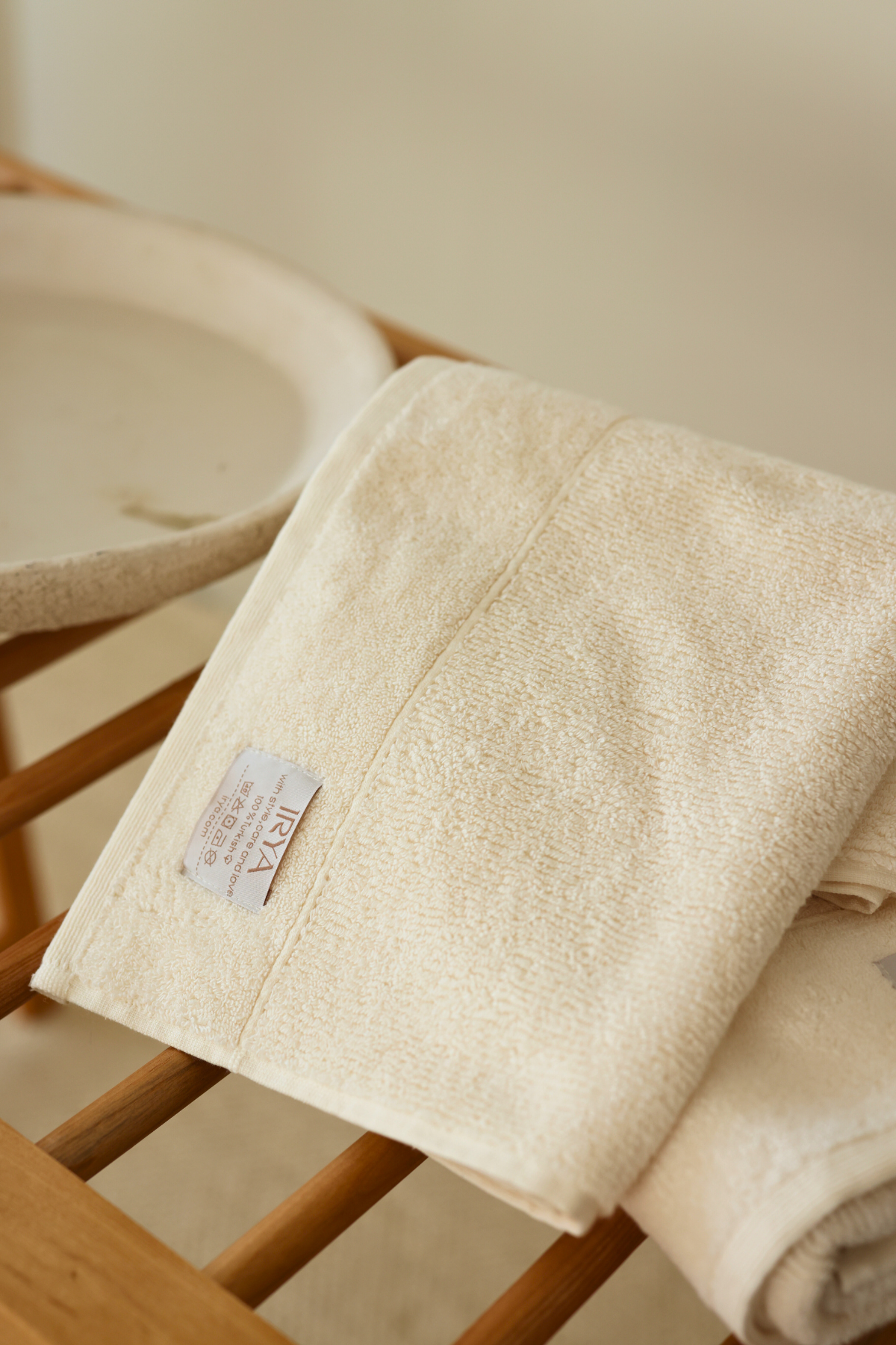 İRYA-Solena Havlu 50x100cm Ekru-Havlu-6-Milagron.com