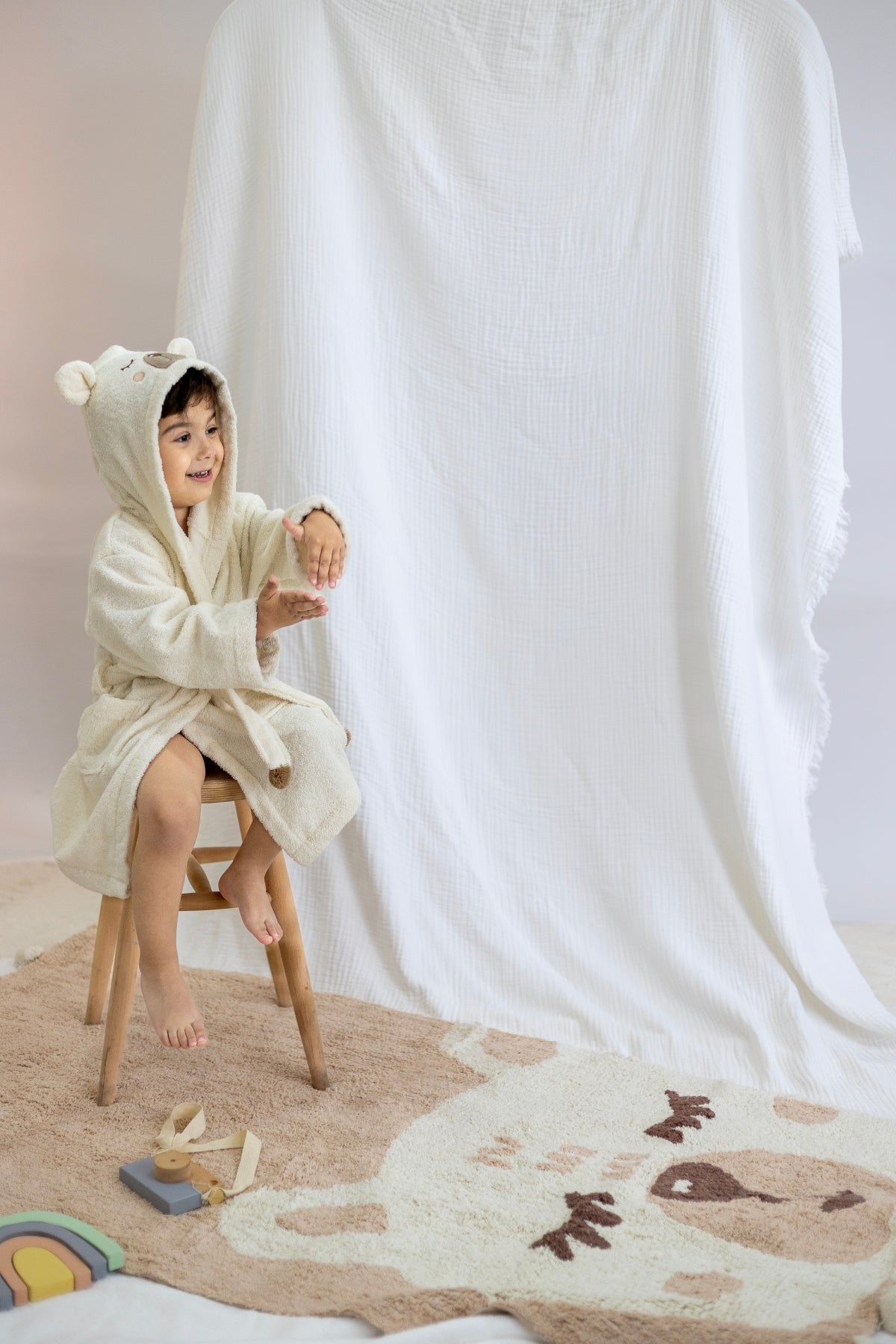 Irya-Teddy çocuk Bornoz-Bornoz-3-Milagron.com