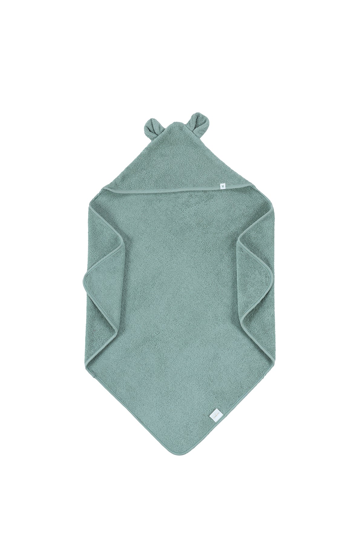 Irya-Tiny Bear Organik Pamuk Bebek Kundak Mint 75x75-Havlu & Peştamal-6-Milagron.com