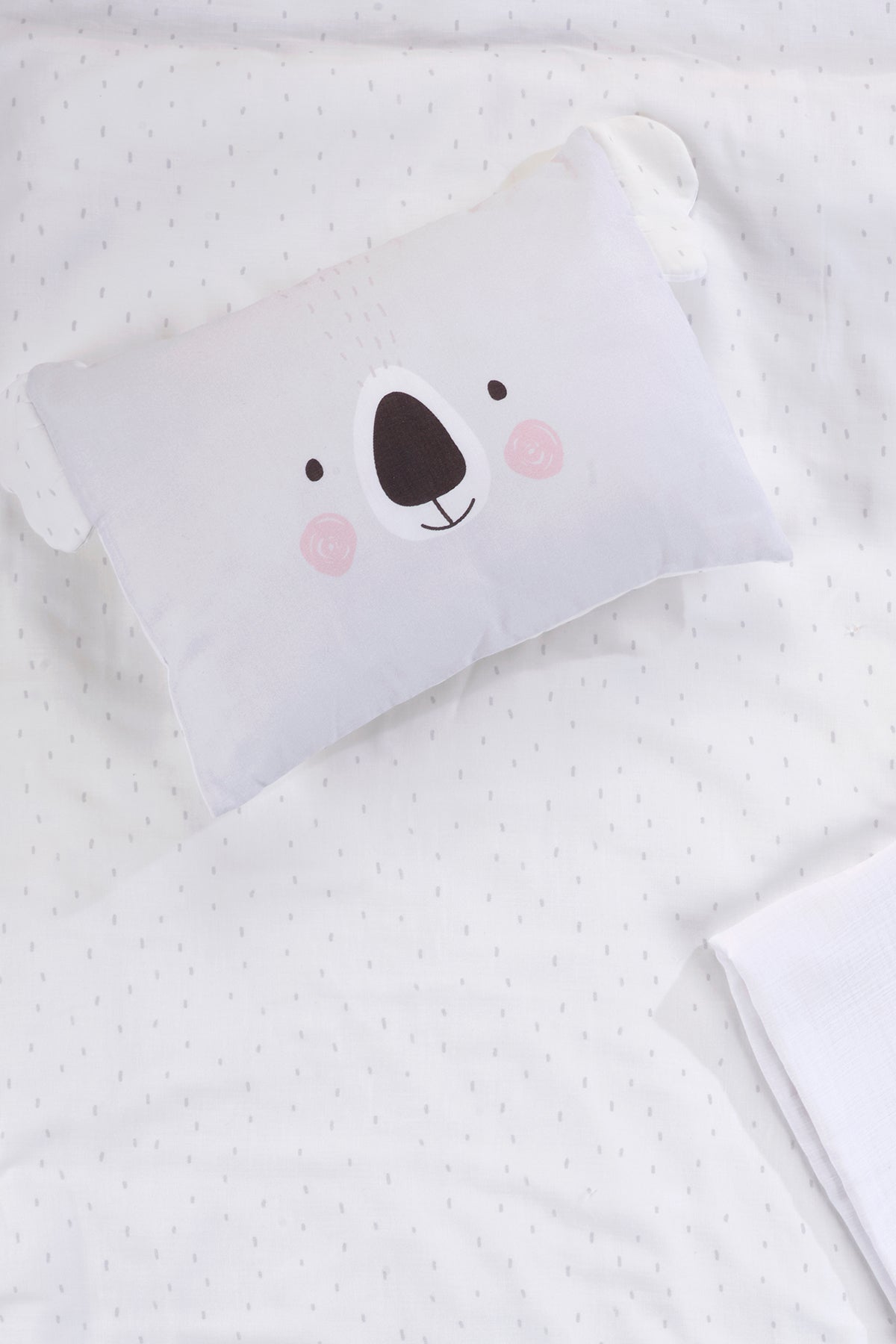 Irya-Tiny Koala Organik Pamuk Müslin Çocuk Nevresim Takımı-Nevresim Takımı-6-Milagron.com