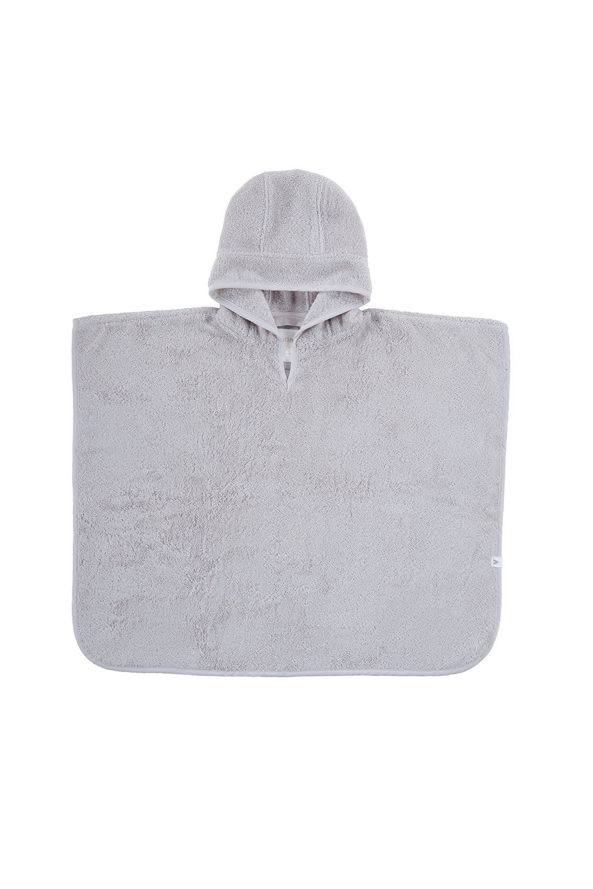 Irya-Tiny Koala Organik Pamuk Nakışlı Çocuk Panço Gri-Havlu & Peştamal-3-Milagron.com