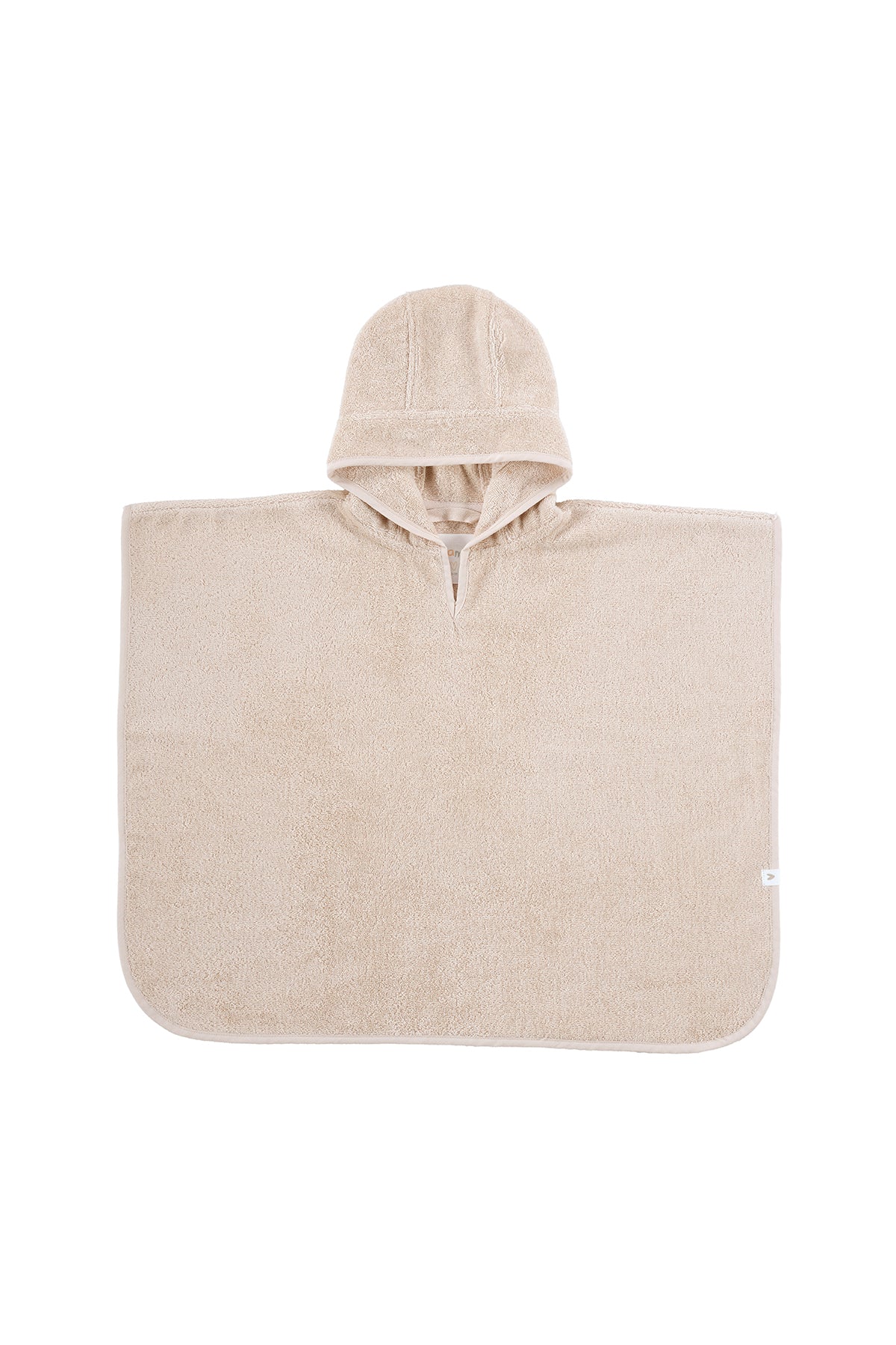 Irya-Tiny Squirrel Organik Pamuk Nakışlı Çocuk Panço Bej-Havlu & Peştamal-2-Milagron.com