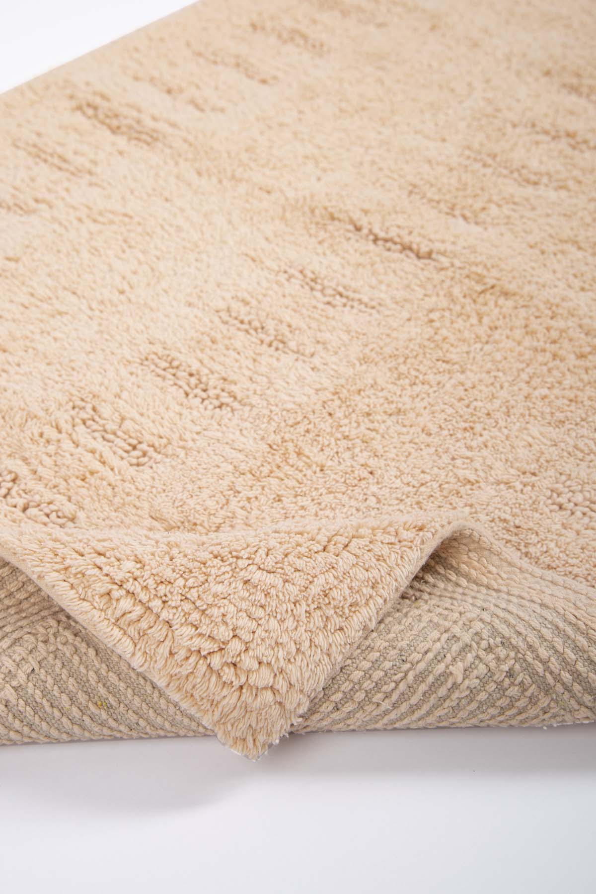 Irya-Togo 2’li Takım Banyo Paspası %100 Pamuk 40x60 + 60x90 Somon-Paspas-4-Milagron.com