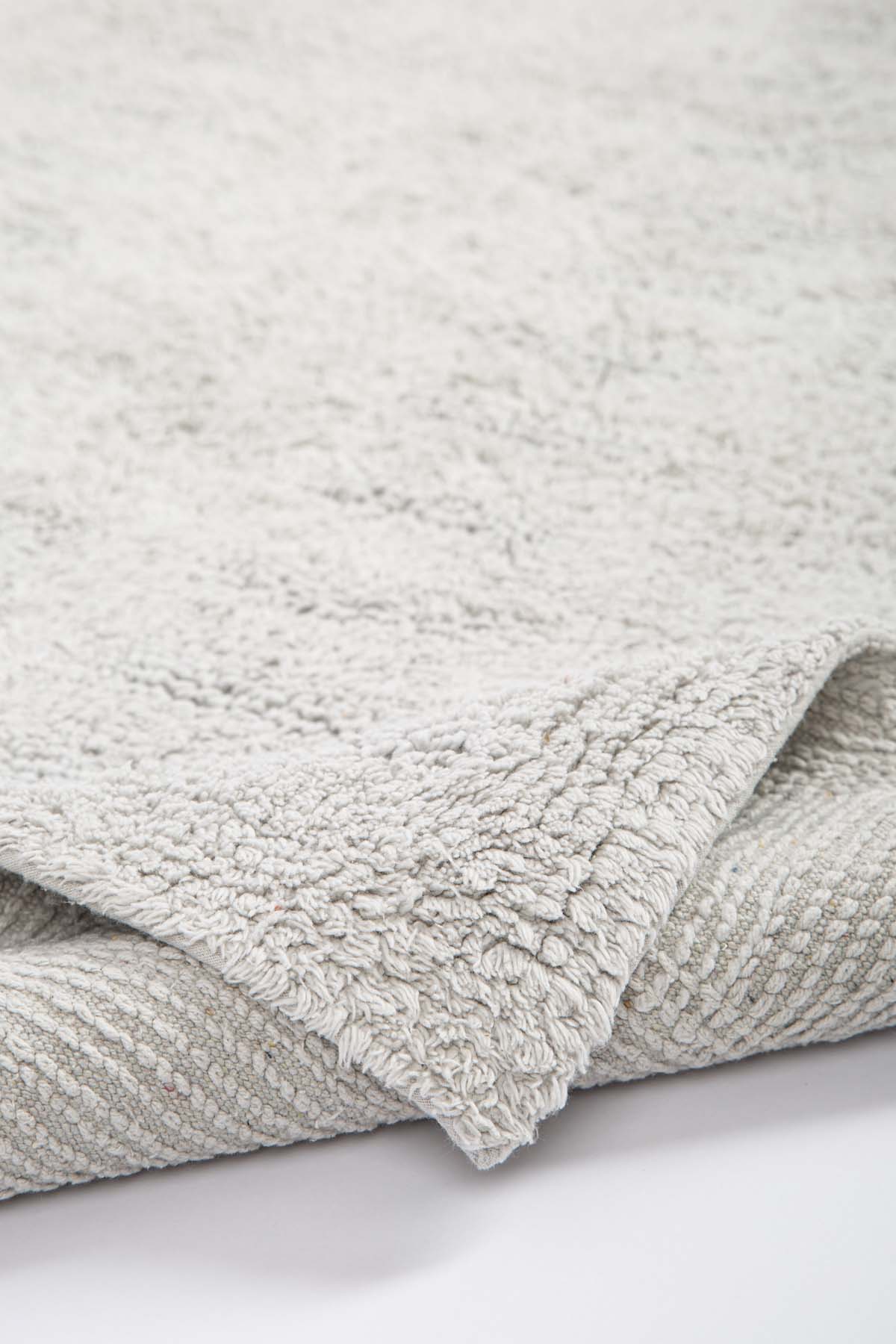 Irya-Togo Tekli Banyo Paspası %100 Pamuk 70x110 Gri-Paspas-4-Milagron.com