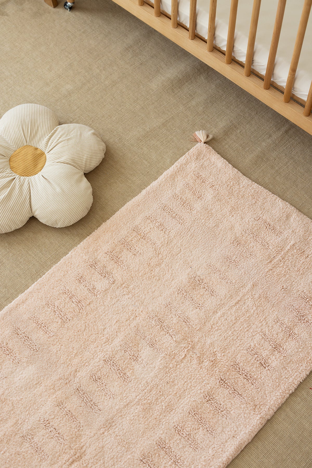 İRYA-Togo Tekli Banyo Paspası %100 Pamuk 70x110 Somon-Banyo Paspası-1-Milagron.com