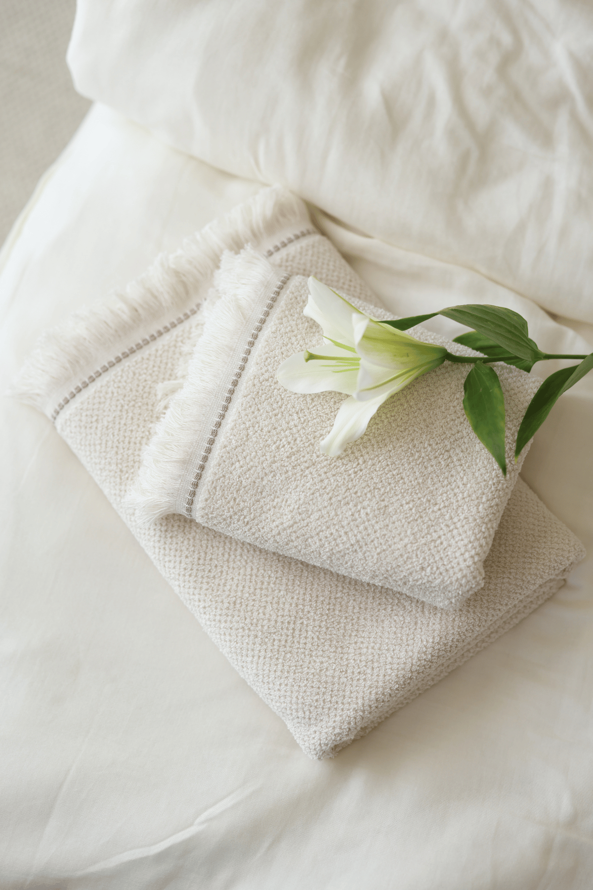 Irya-Travertine %100 Pamuk Yüz Havlusu 50x90 Açık Bej-Havlu-4-Milagron.com