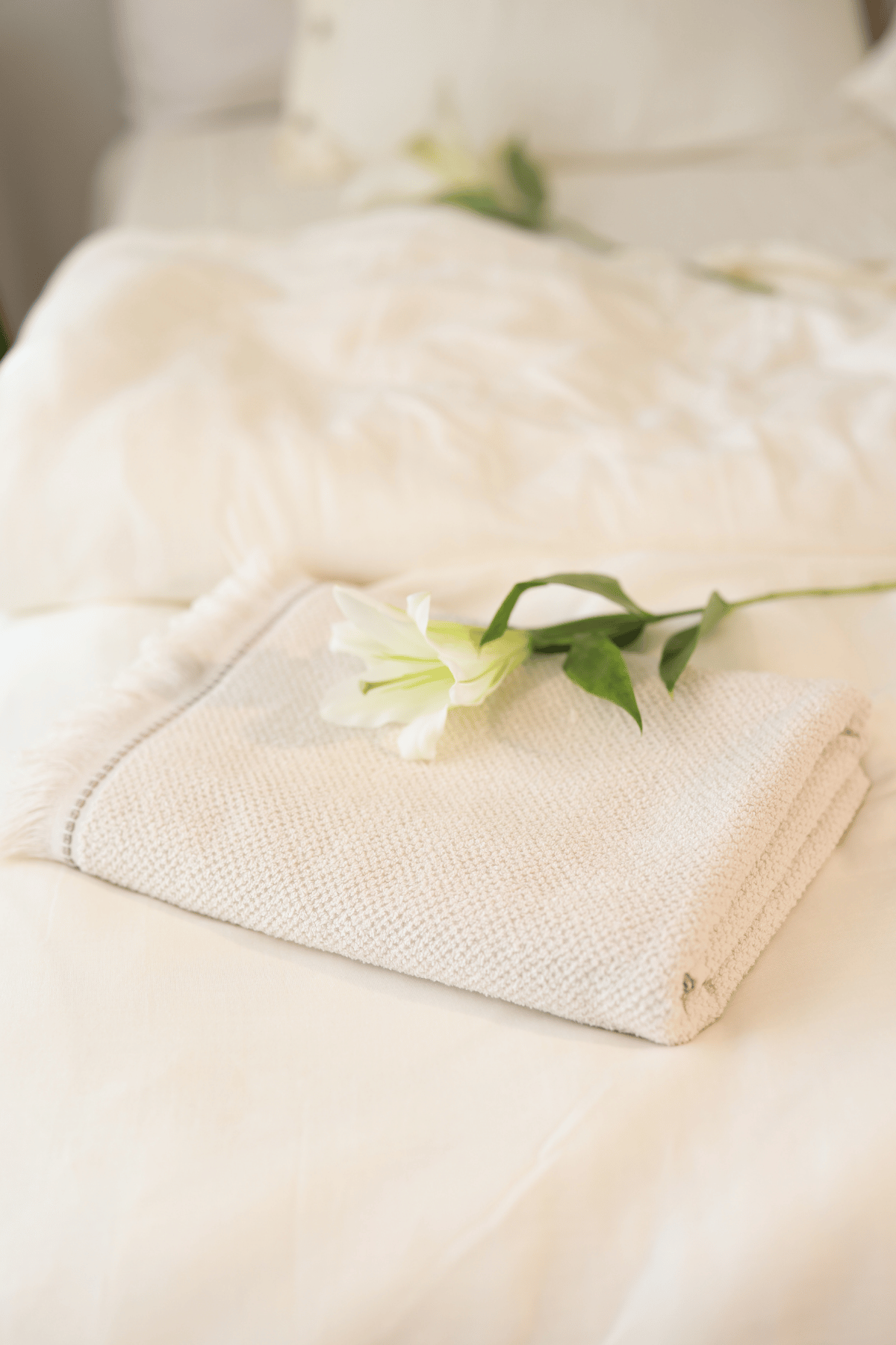 Irya-Travertine %100 Pamuk Yüz Havlusu 50x90 Açık Bej-Havlu-6-Milagron.com