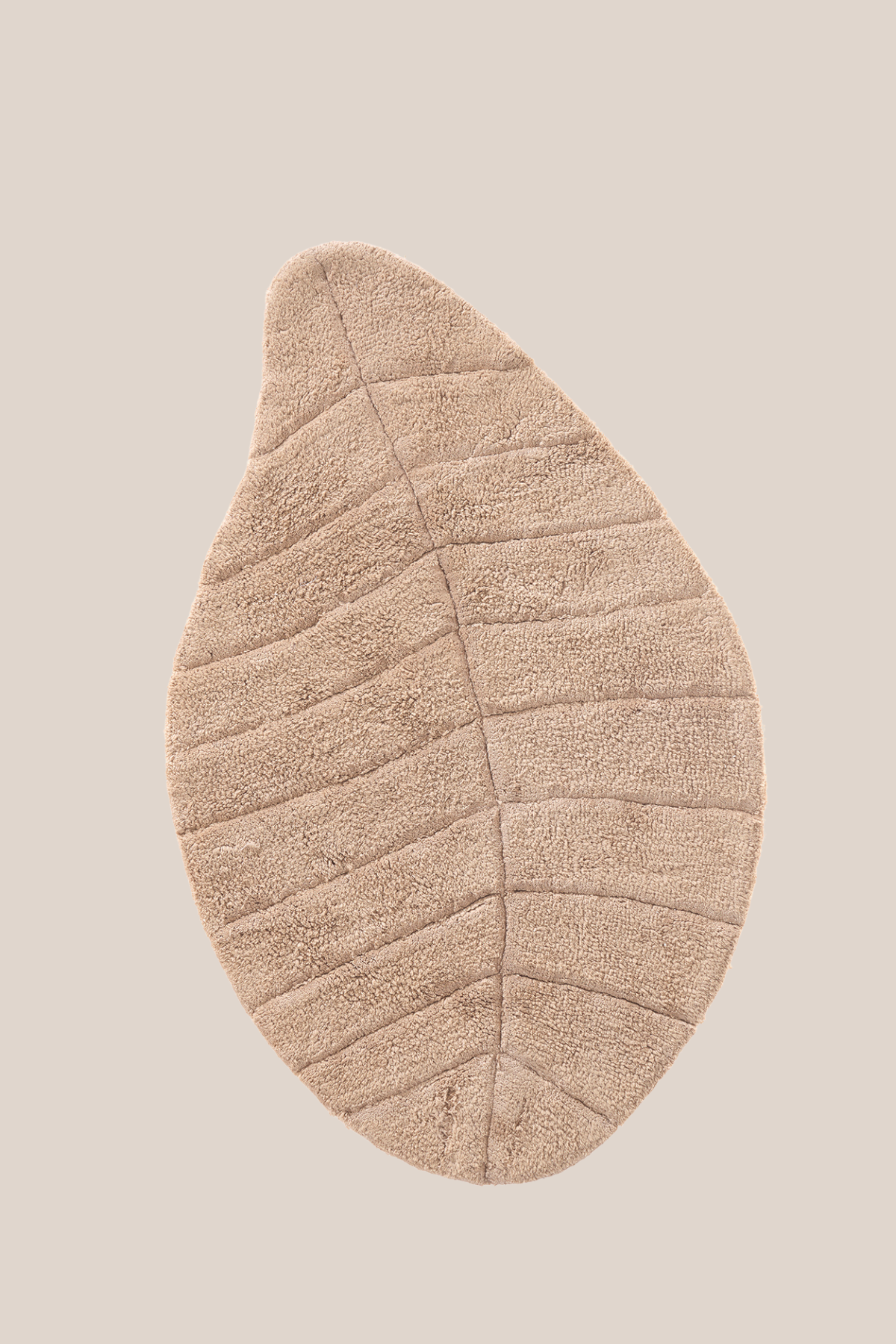 Irya-Tropic Tekli Banyo Paspası %100 Pamuk 70x110 Bej-Paspas-6-Milagron.com