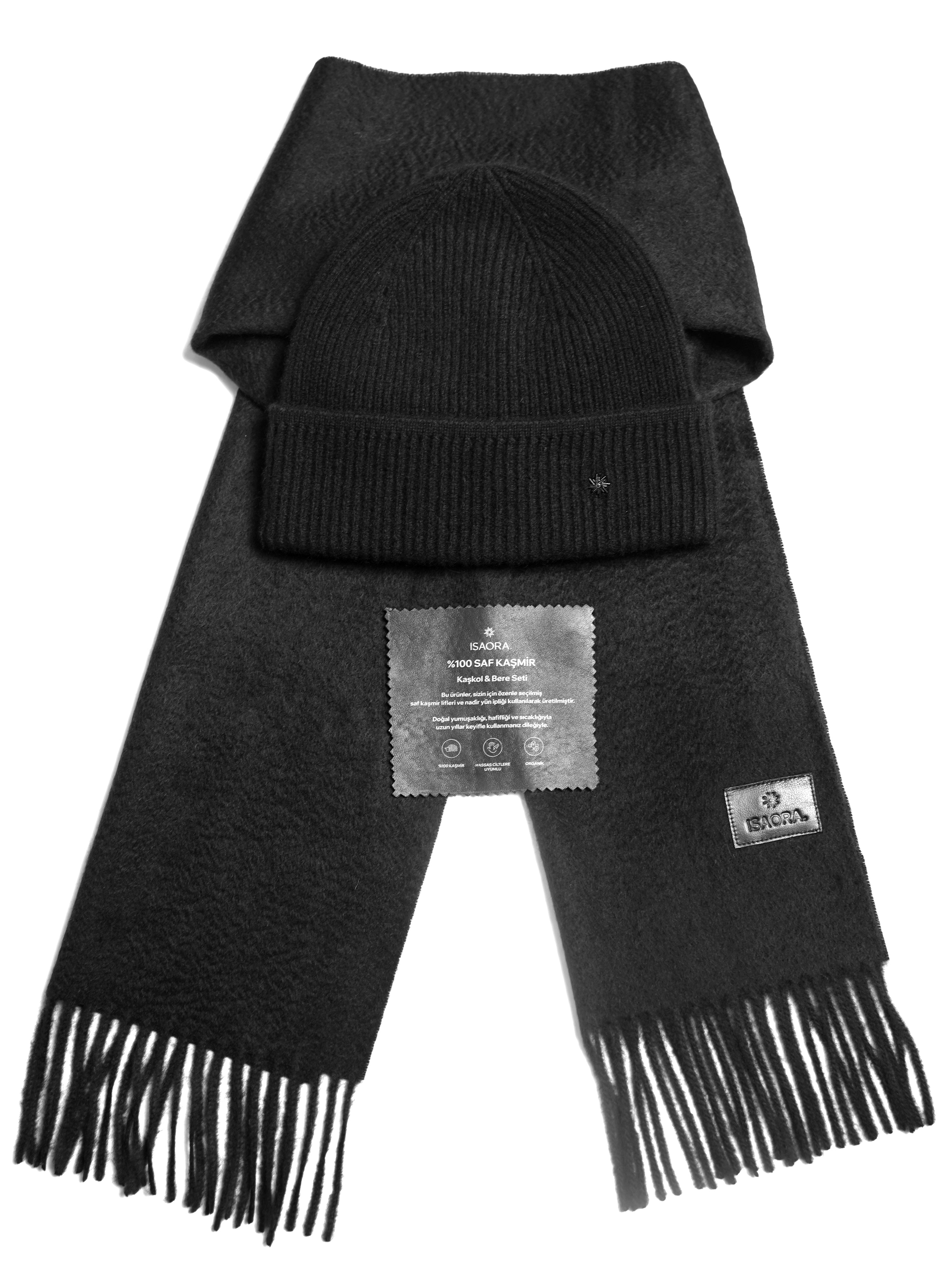 %100 KaşmiR Bere & Kaşkol Set